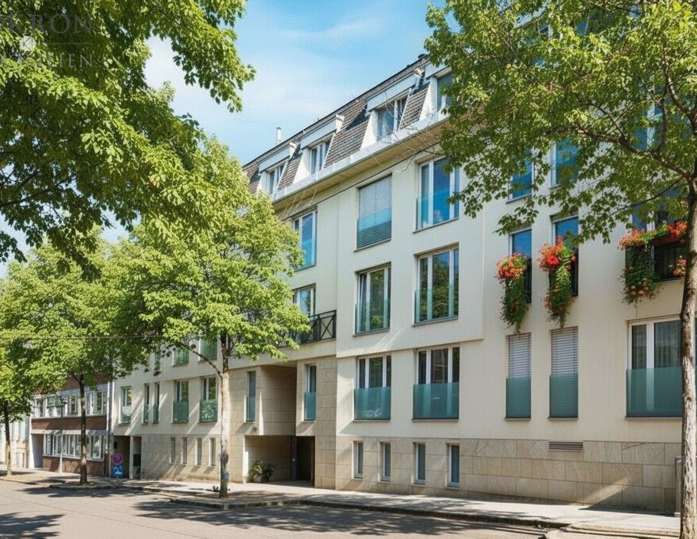 Maisonette aus 2 zusammengelegten Wohnungen mit Tiergartenblick + 2 Garagenplätze