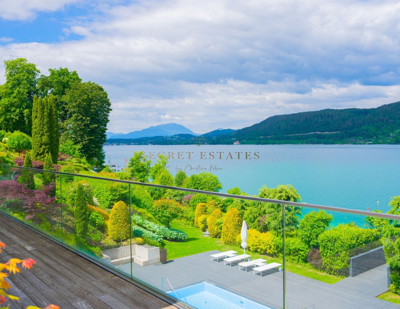 ROSENHOF Garten-Seewohnung mit 90 QM Seeblickterrasse & magischen Sonnenuntergängen