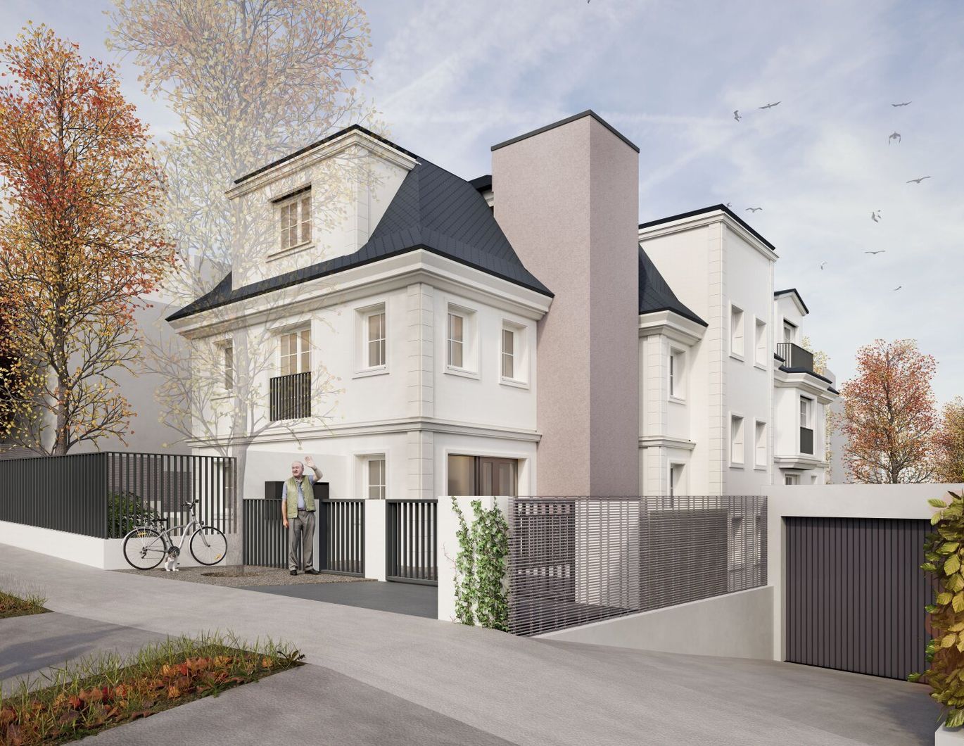 Luxuriöse Dachgeschoßwohnung in 1130 Wien: Erstbezug mit Balkon und Stellplatz!