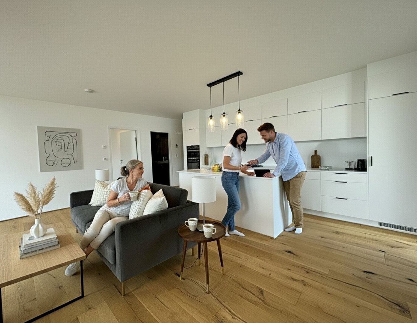 Panoramablick: 3-Zimmer-Wohnung