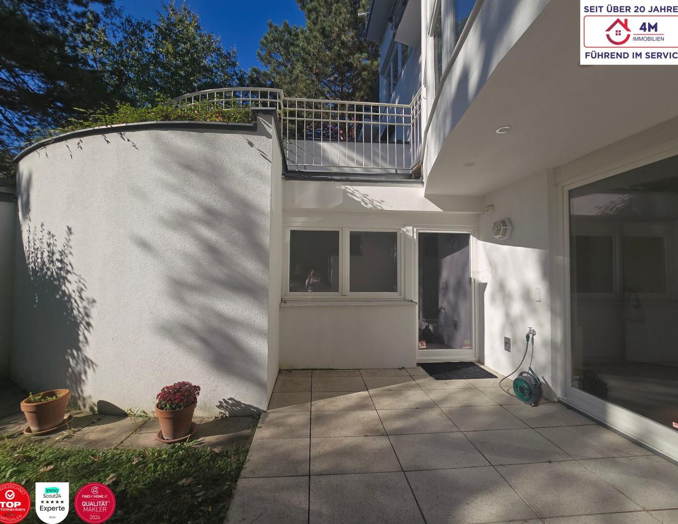 Exklusive Garten-Maisonettewohnung mit 2 Terrassen und Garage am Küniglberg