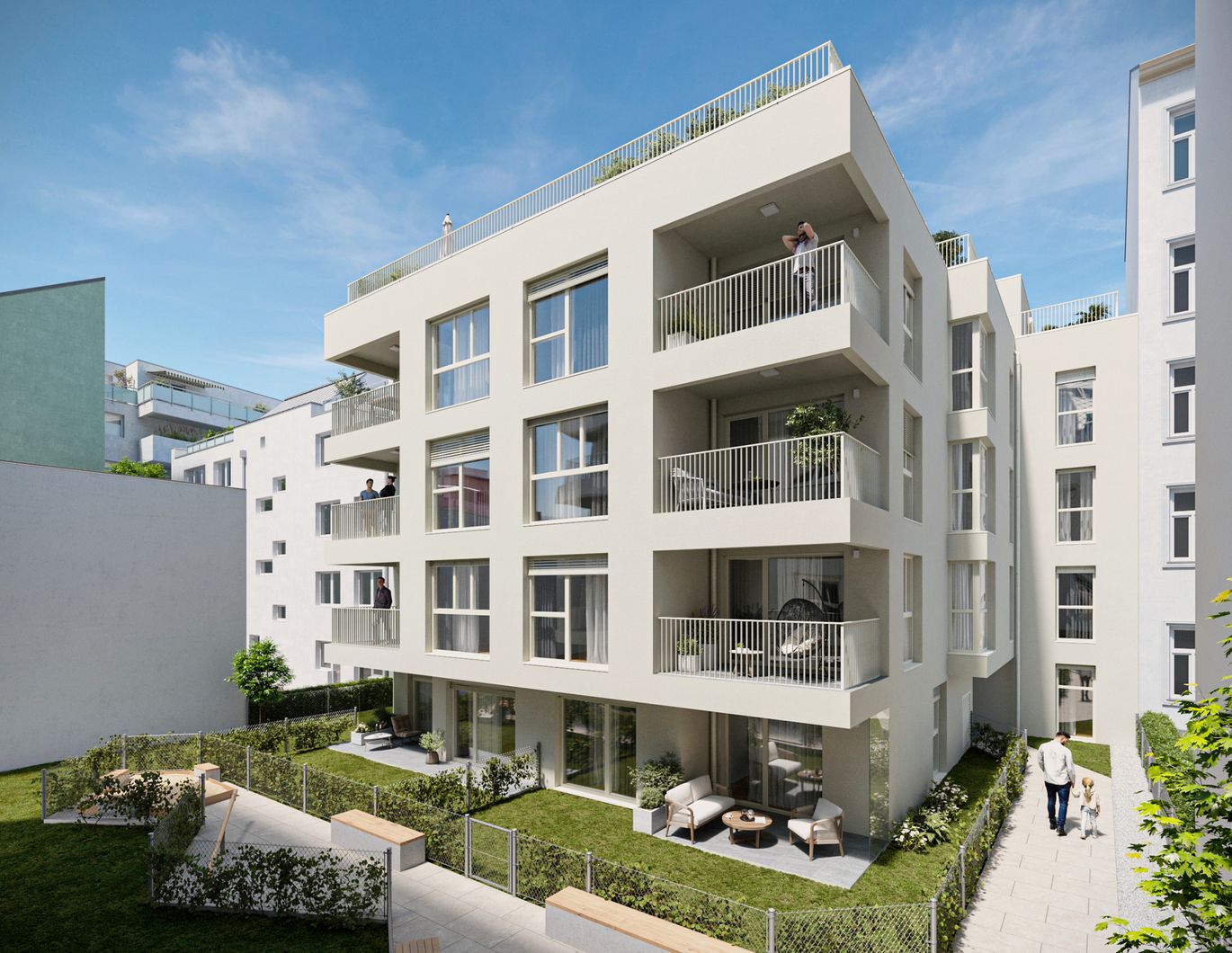 PROVISIONSFREI: Großzügige Gartenoase mitten im Dritten - Neubauprojekt mit Wohnqualität - Kompakte Gartenwohnung mit 3 Zimmern zu kaufen in 1030 Wien