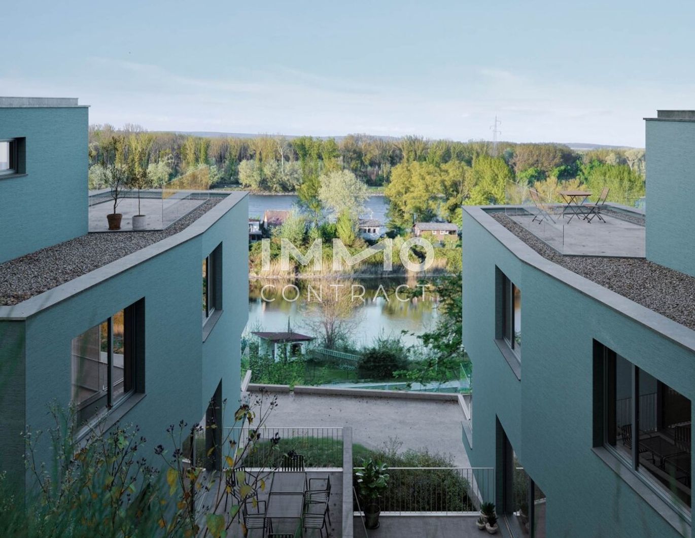 Wohnen am Rand der Stadt - moderne Neubau-Doppelhaushälfte in naturnaher Umgebung