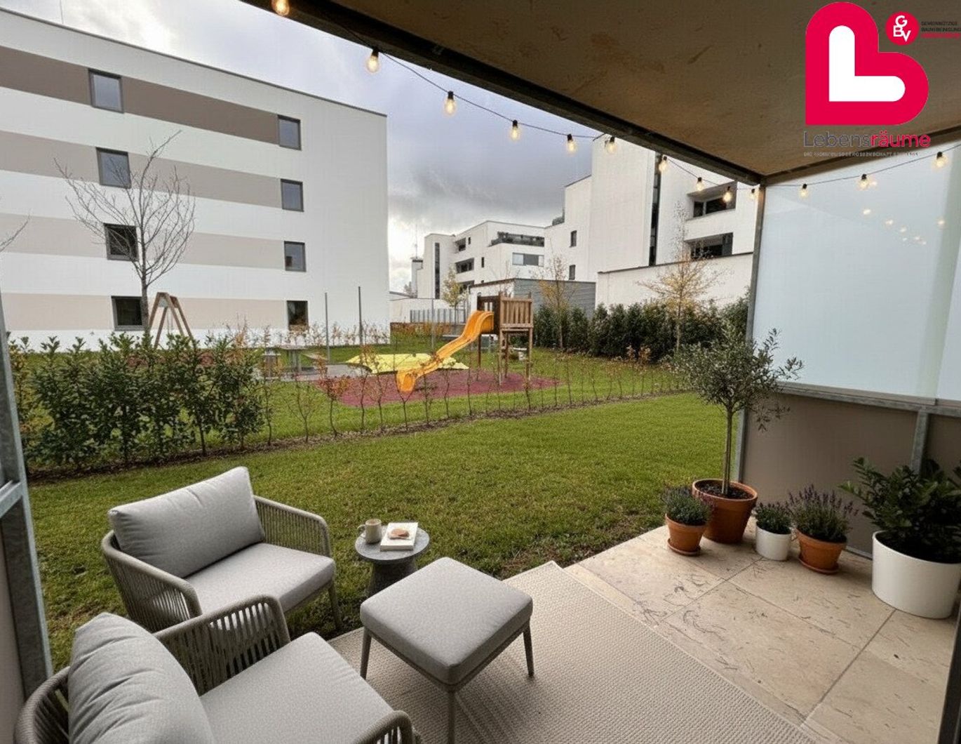 Schärding / Gartenwohnung / 3 Zimmer / TG - Platz / Haus 30B /TOP 4