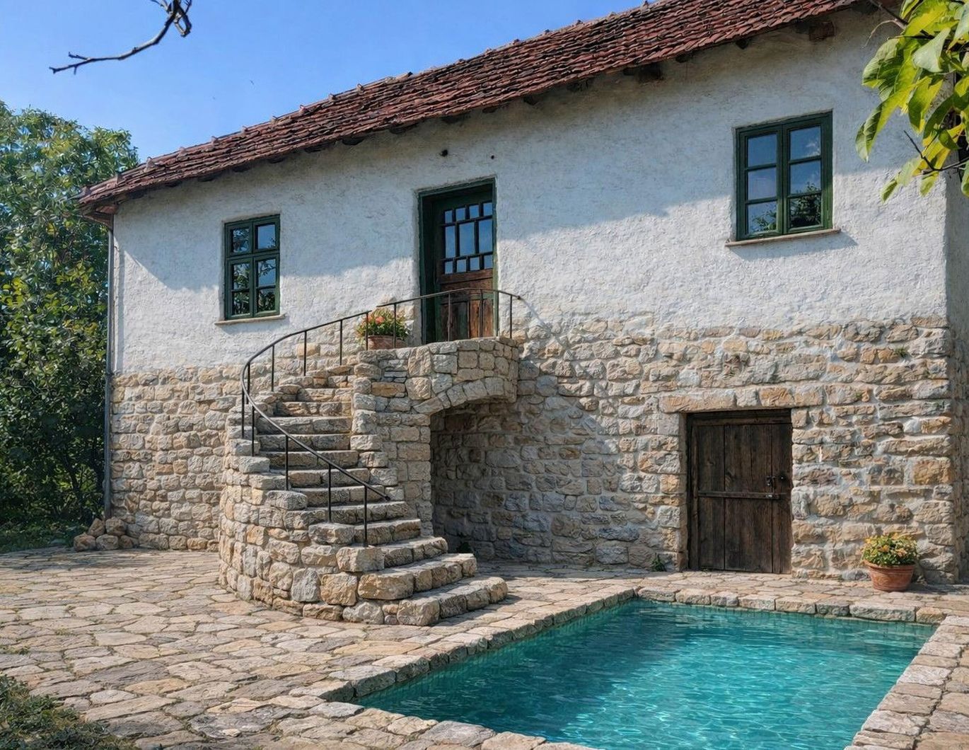 Berghaus im Balkangebirge (Projekt)