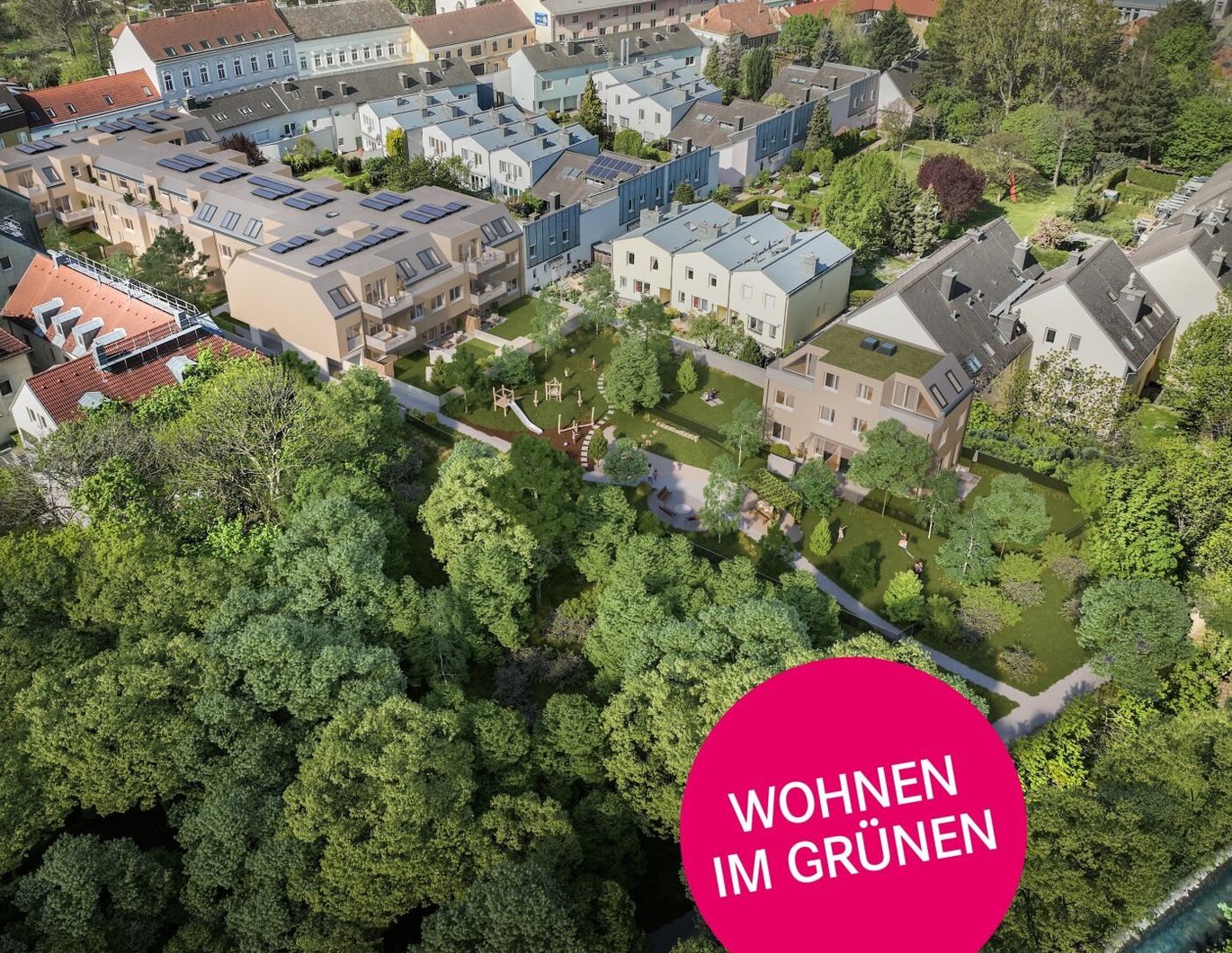 Naturnahes Wohngefühl: LIESING GARDENS am Liesingbach