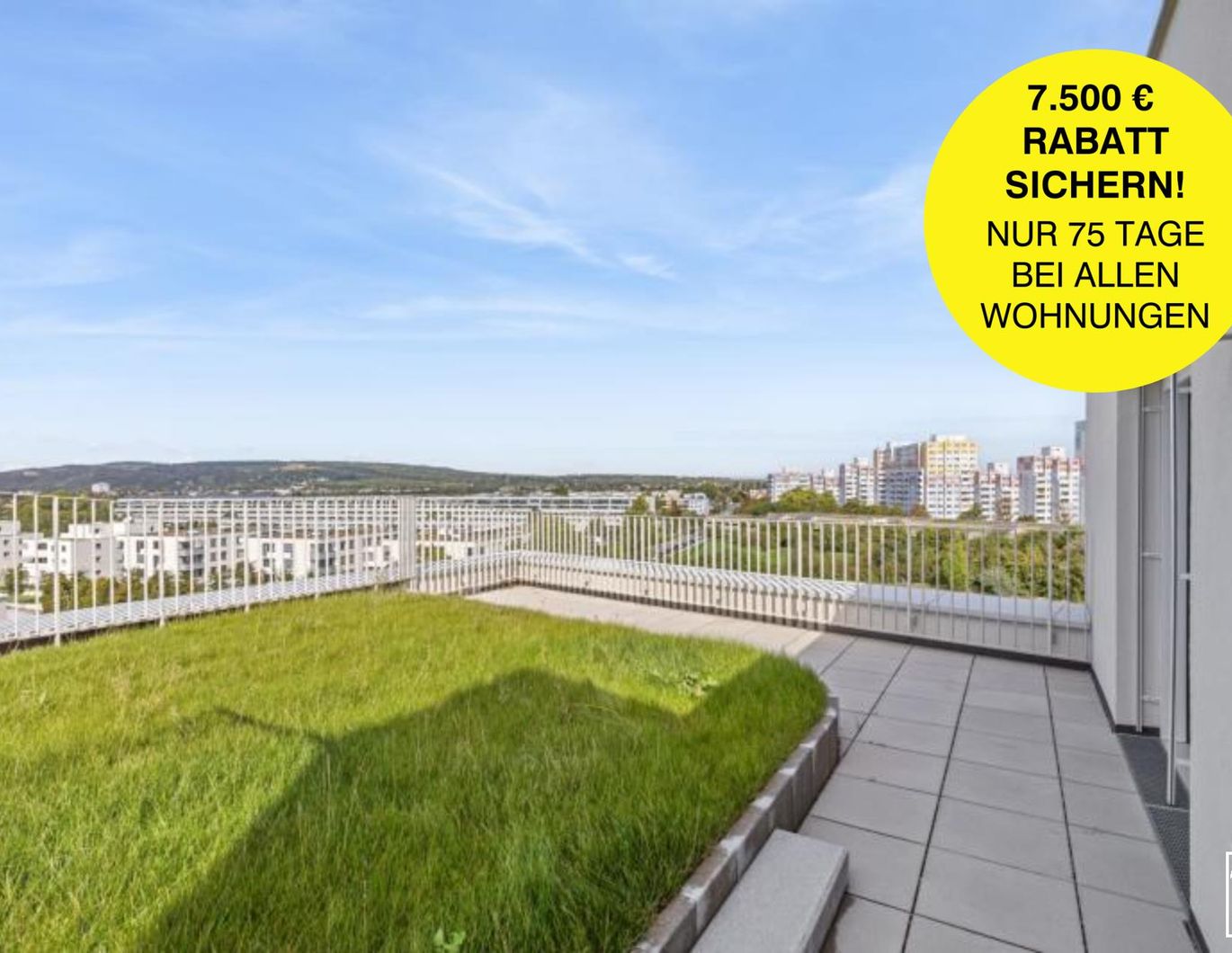 AKTION* LICHTDURCHFLUTETER 3-ZIMMER-ERSTBEZUG IM DACHGESCHOSS MIT TRAUMHAFTEM DACHGARTEN - PROVISIONSFREI!