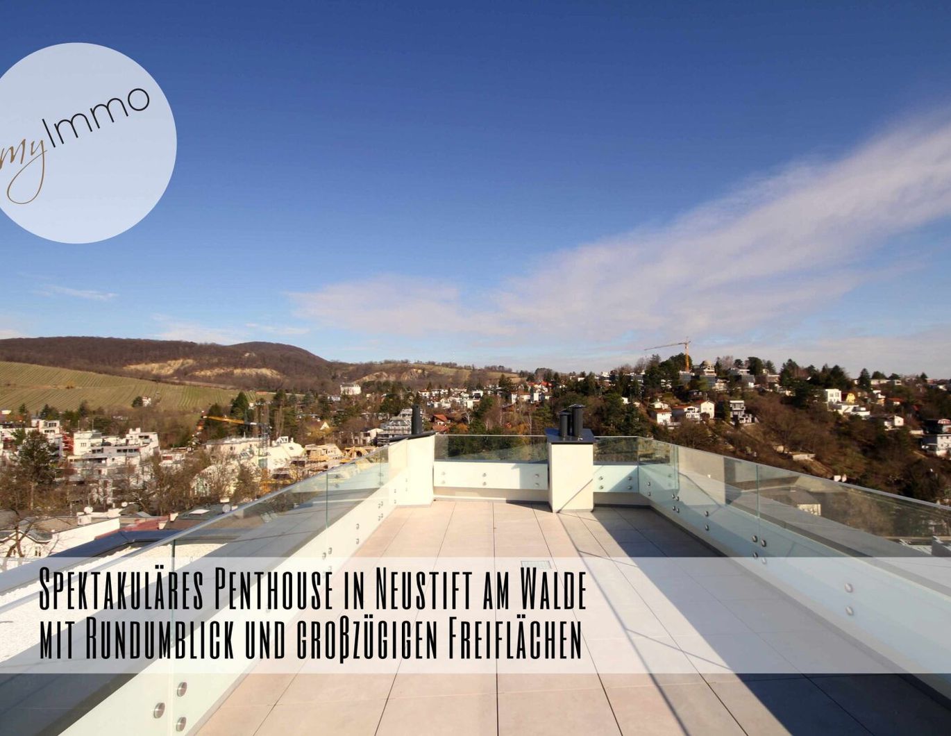 Spektakuläres Penthouse in Neustift am Walde mit Rundumblick und großzügigen Freiflächen
