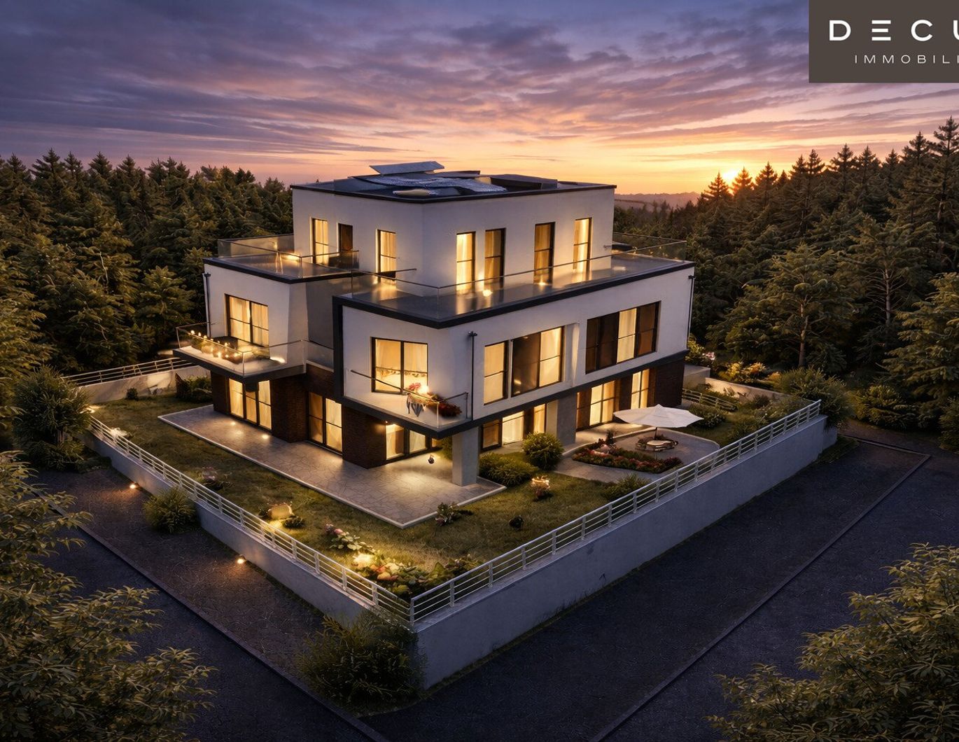 Exklusive Villa am Bartberg in Pressbaum | Panoramablick auf den Wienerwaldsee & direkte Waldrandlage | Belagsfertig