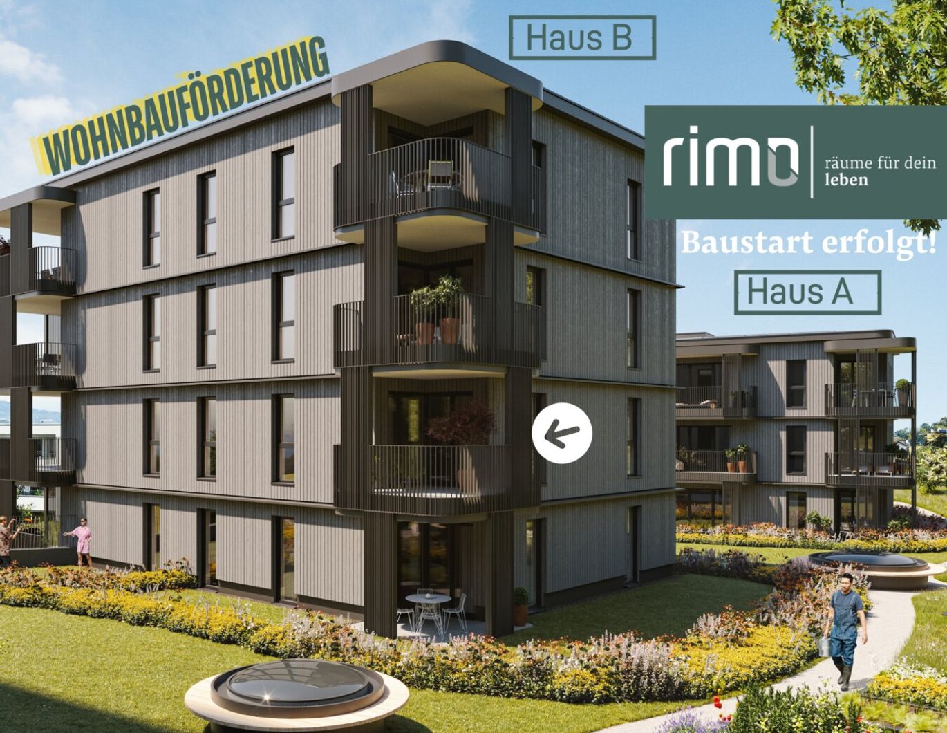 2-Zimmer-Terrassenwohnung in Götzis - Top B3