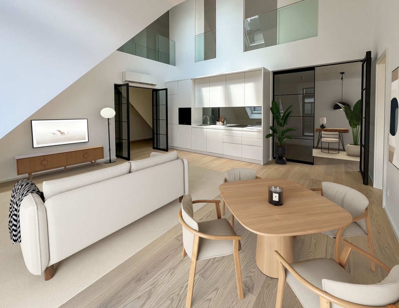 Generalsanierte 4-Zimmer-Dachgeschoß-Maisonette-Wohnung mit Terrasse - zu mieten in 1010 Wien