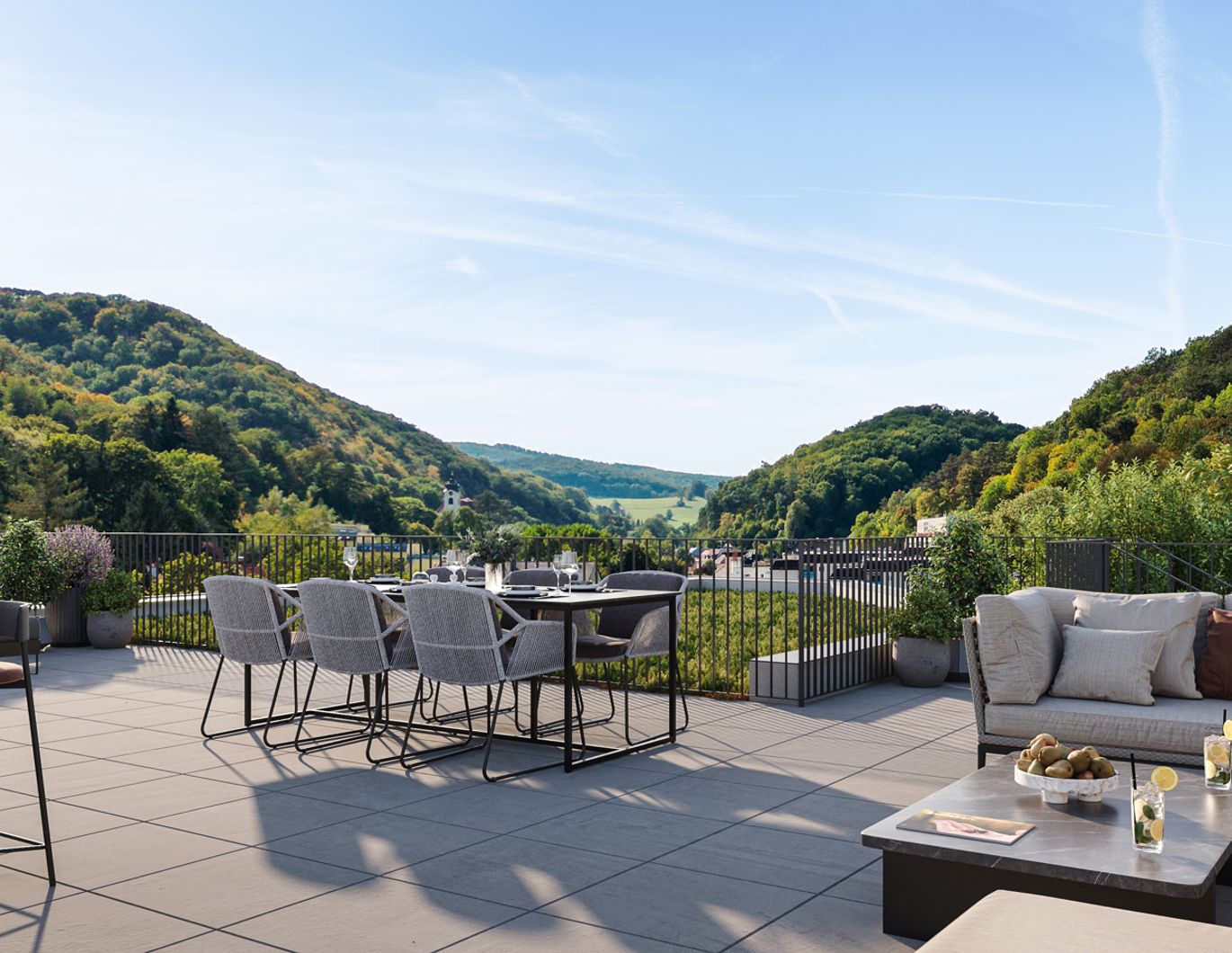 PROVISIONSFREI: Wienerwaldblick inklusive - 2 Zimmer Wohnung mit 28m² Terrasse - zu kaufen in 2391 Kaltenleutgeben