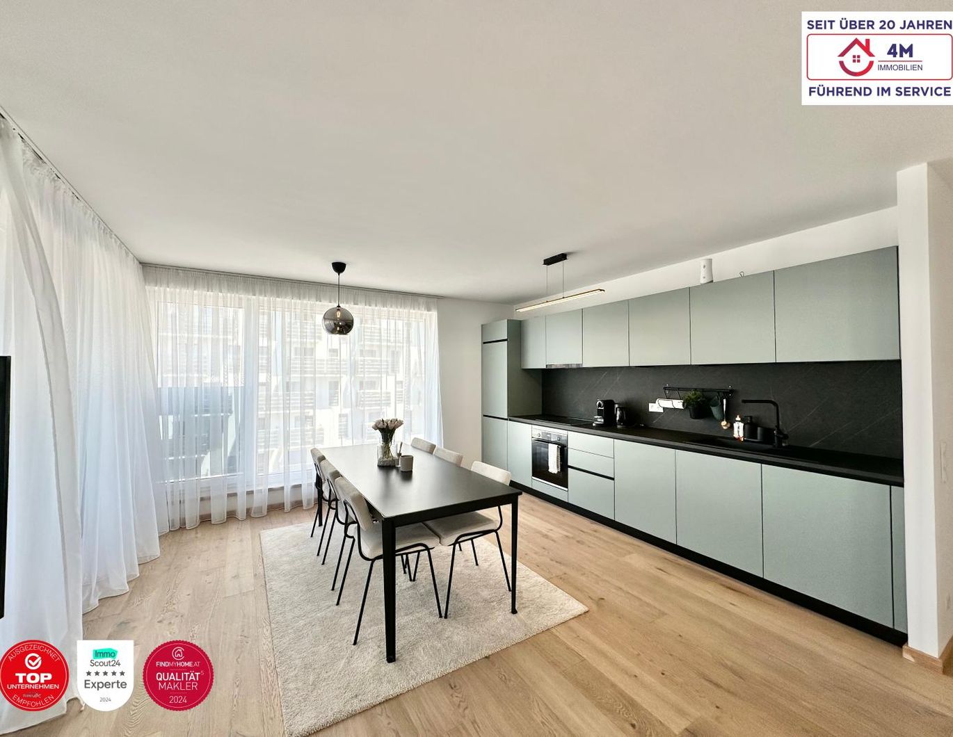 *HOCHWERTIGE 2-ZIMMER WOHNUNG IN TOP LAGE*: Moderne Einrichtung, Klimaanlage, Fußbodenheizung und Loggia in Wien 1200