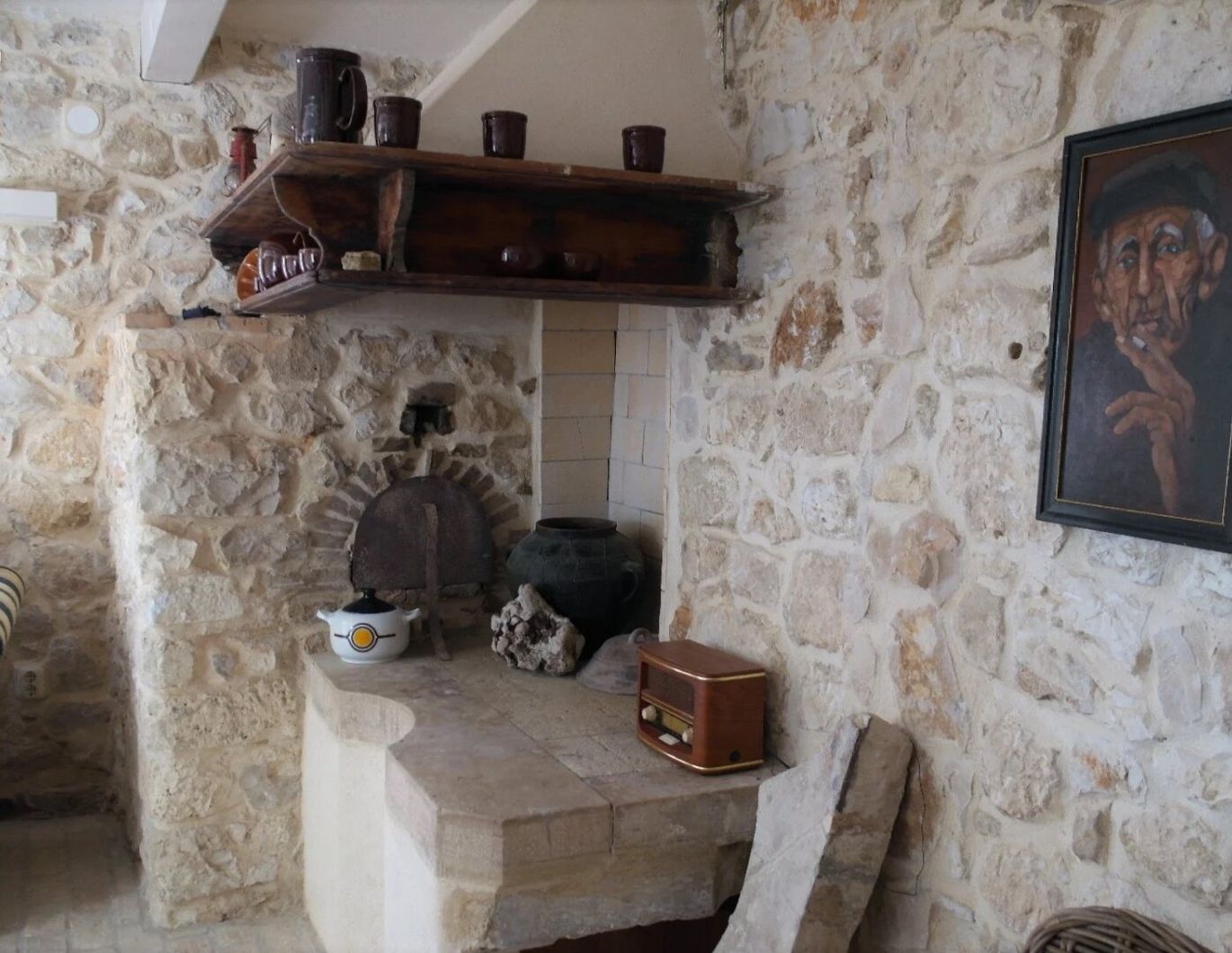 Respiro Mediterraneo Dinka - Authentische Steinvilla mit Kamin