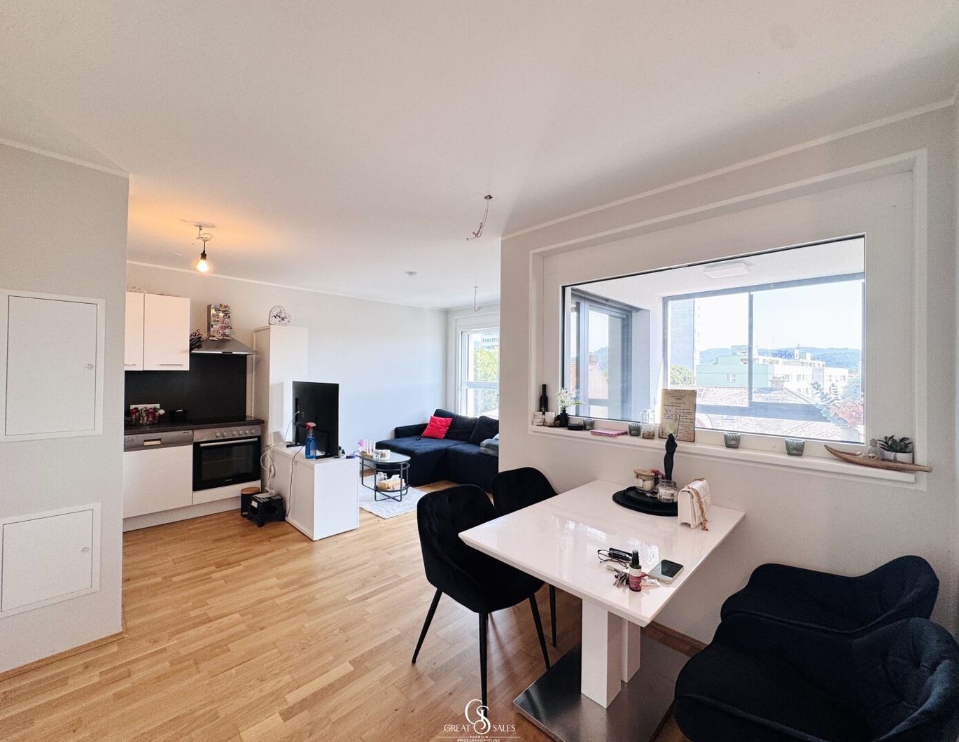 Neubau: Stilvolle Wohnung mit Loggia und Tiefgarage in Graz