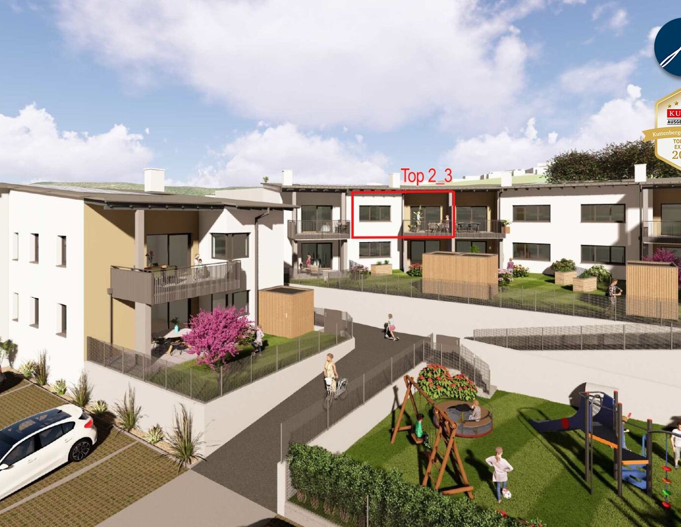 3-Zimmer Wohnung mit geräumigen Balkon