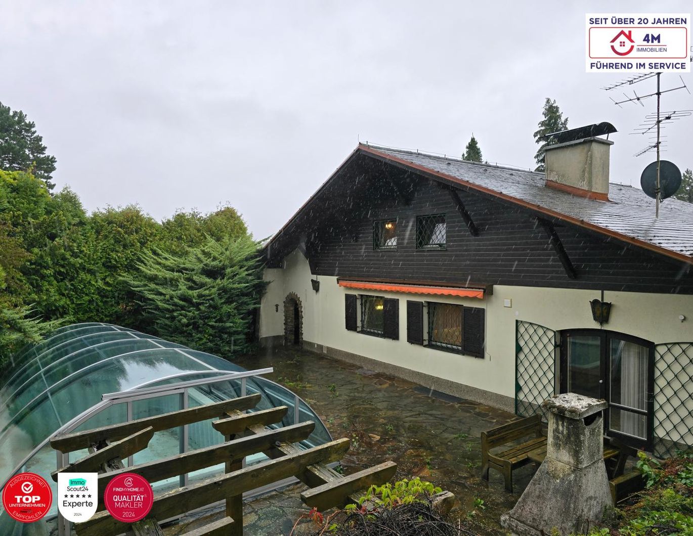 Rohdiamant mit 300m2 Wohnfläche auf ca. 2580m2 Grundfläche in 3400 Klosterneuburg - Kierling!