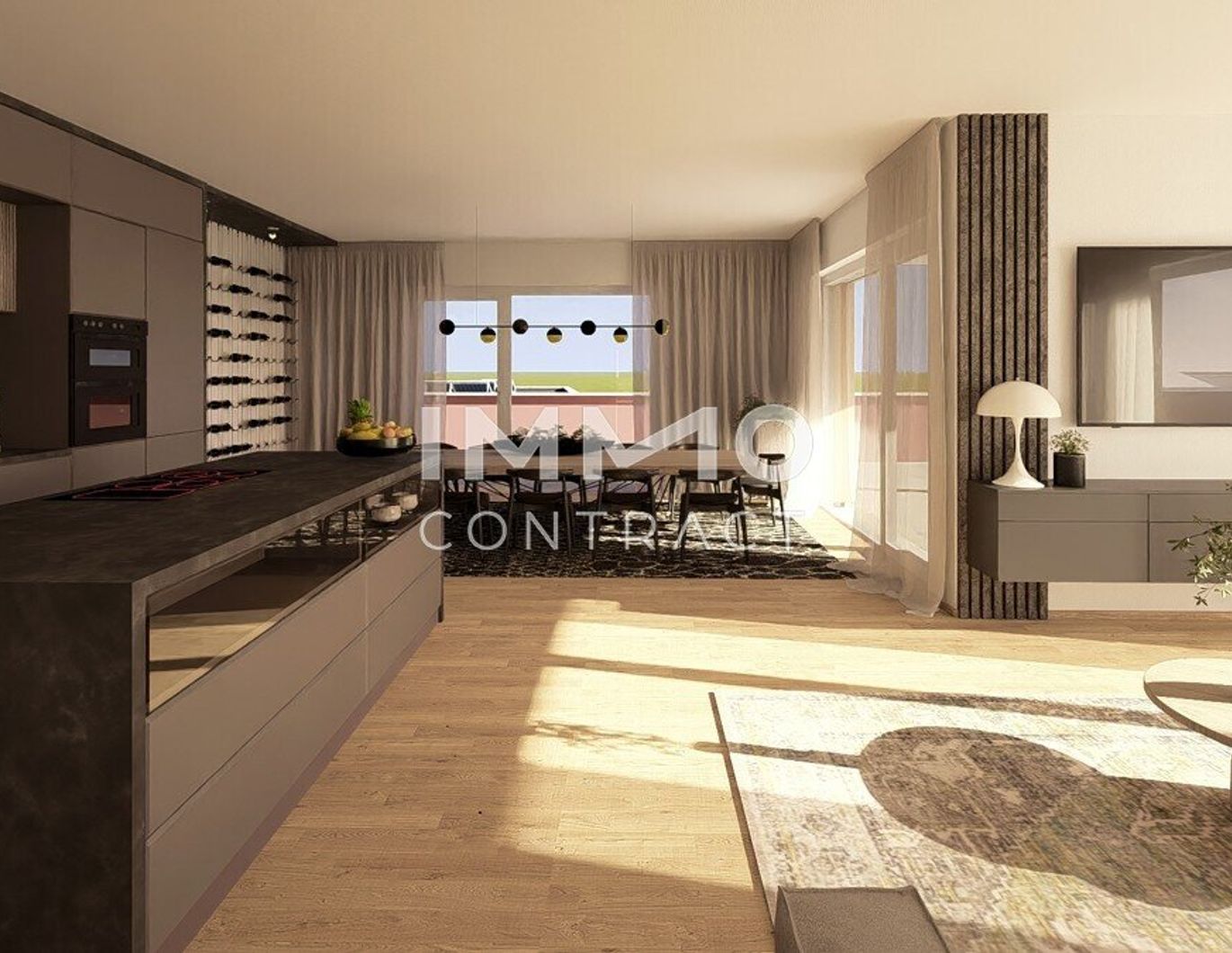 4-Zi Penthouse mit Fernblick in den STADTTERRASSEN PEUERBACH - provisionsfrei! ** JETZT FRÜHKÄUFER-RABATT!**