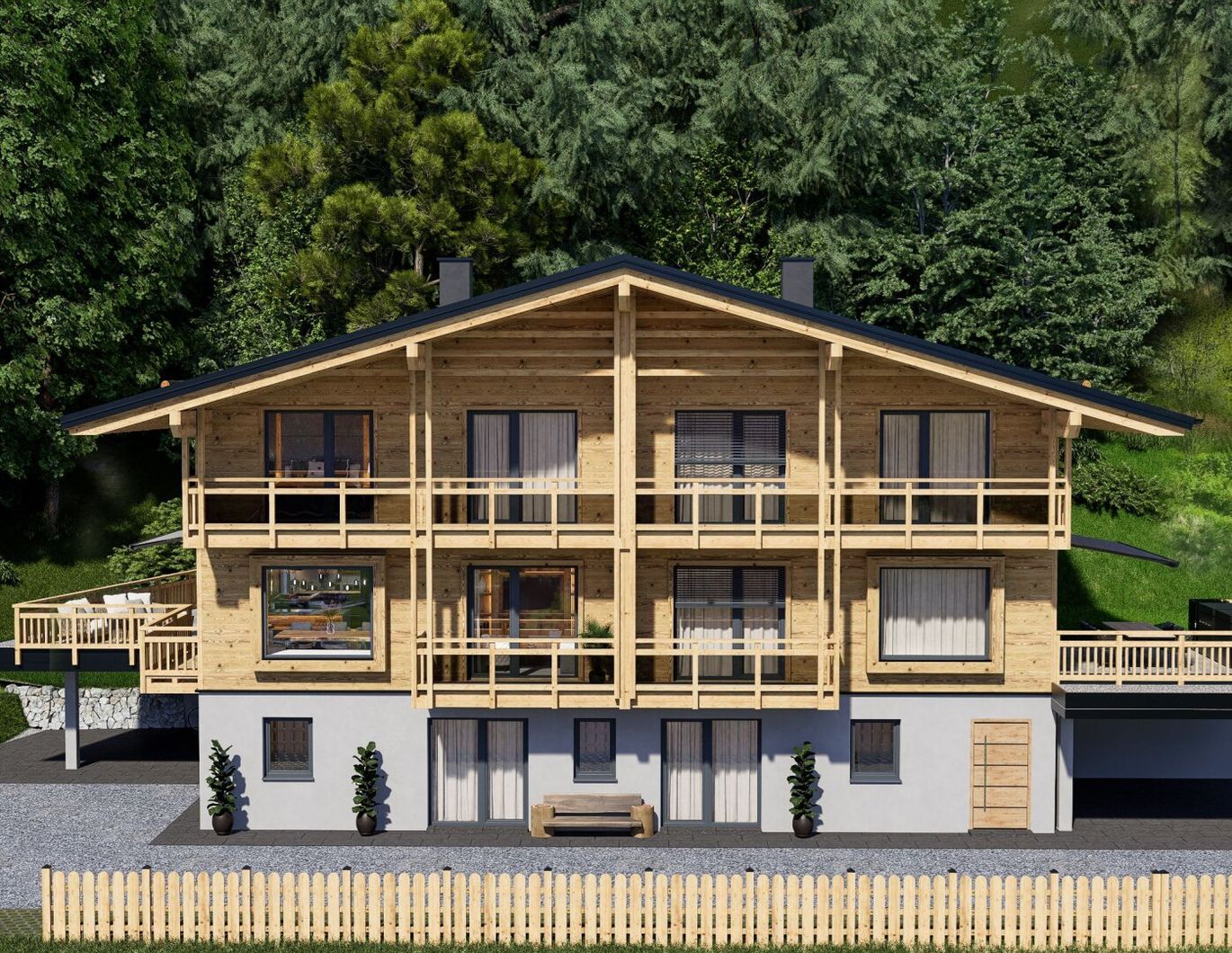 Alpiner Traum: Luxus Wohnhaus-Hälfte nahe Schladming