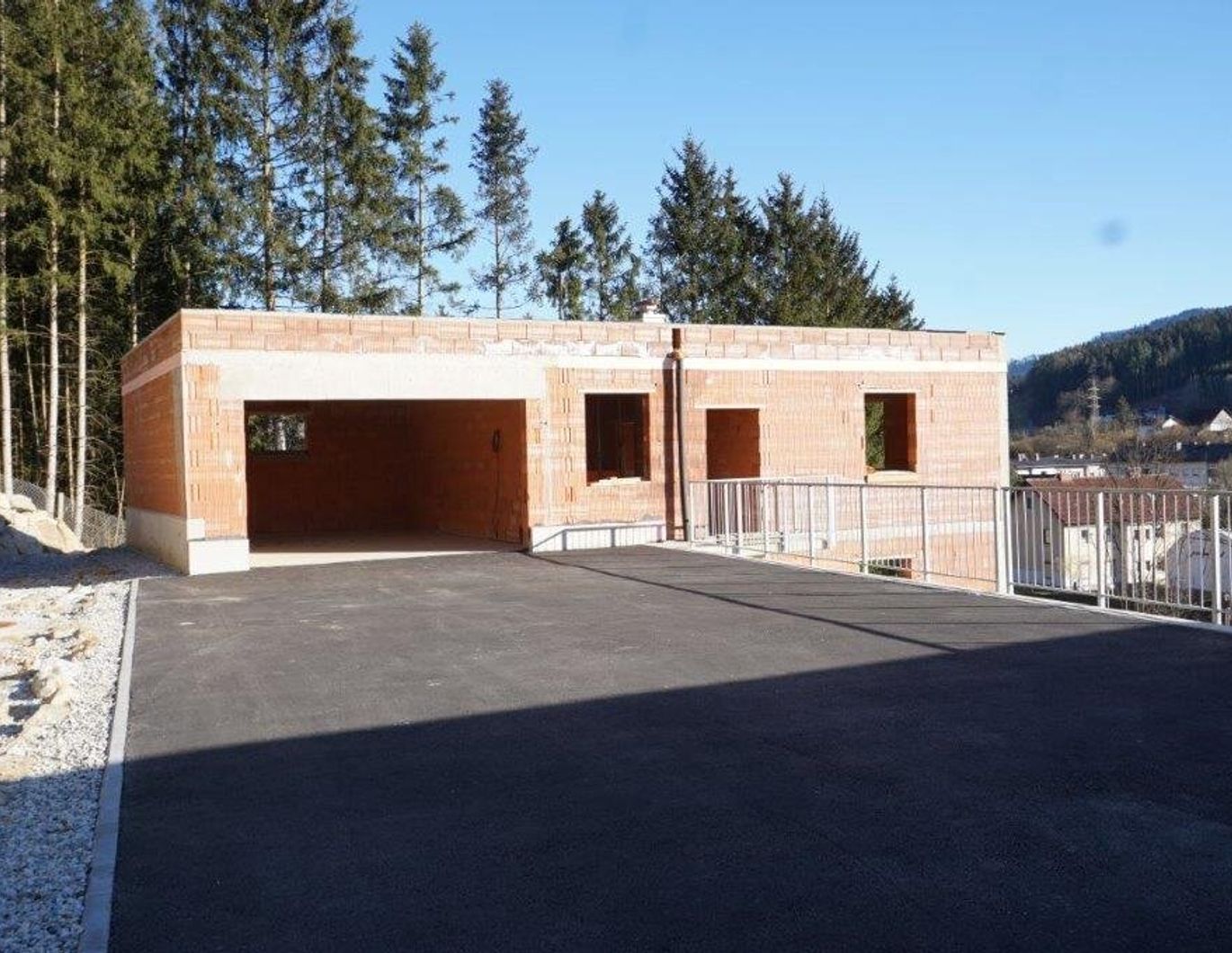 Wohnhaus im Rohbau in Kapfenberg