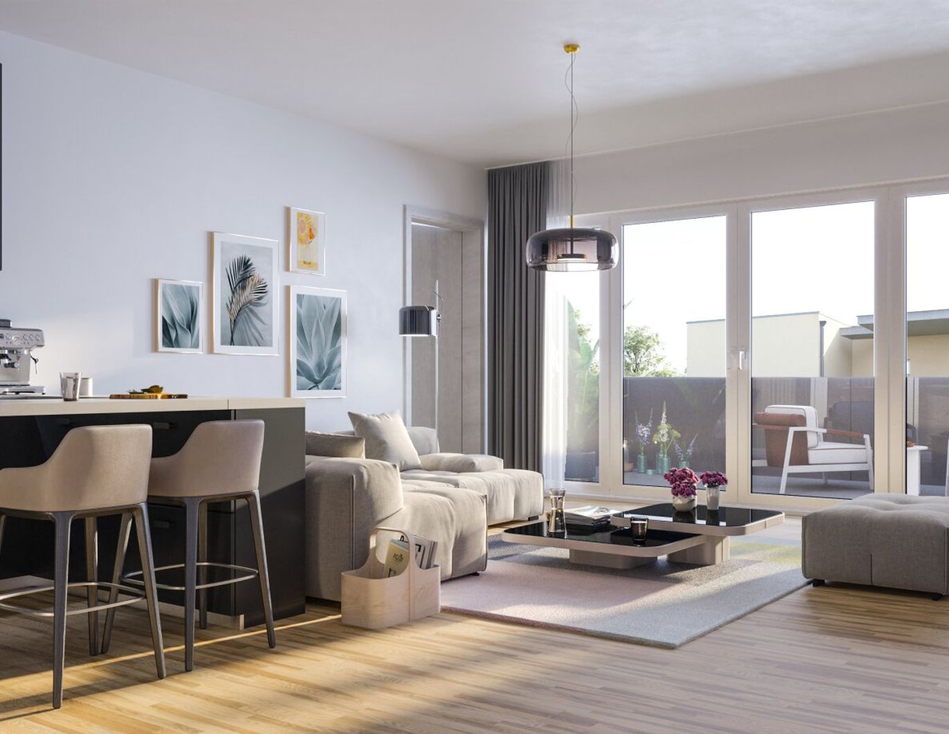 Ein riesengroßes Penthouse mit einer SO-Terrasse und einem W-Balkon in einer ruhigen Sackstraße in 8041 Graz!