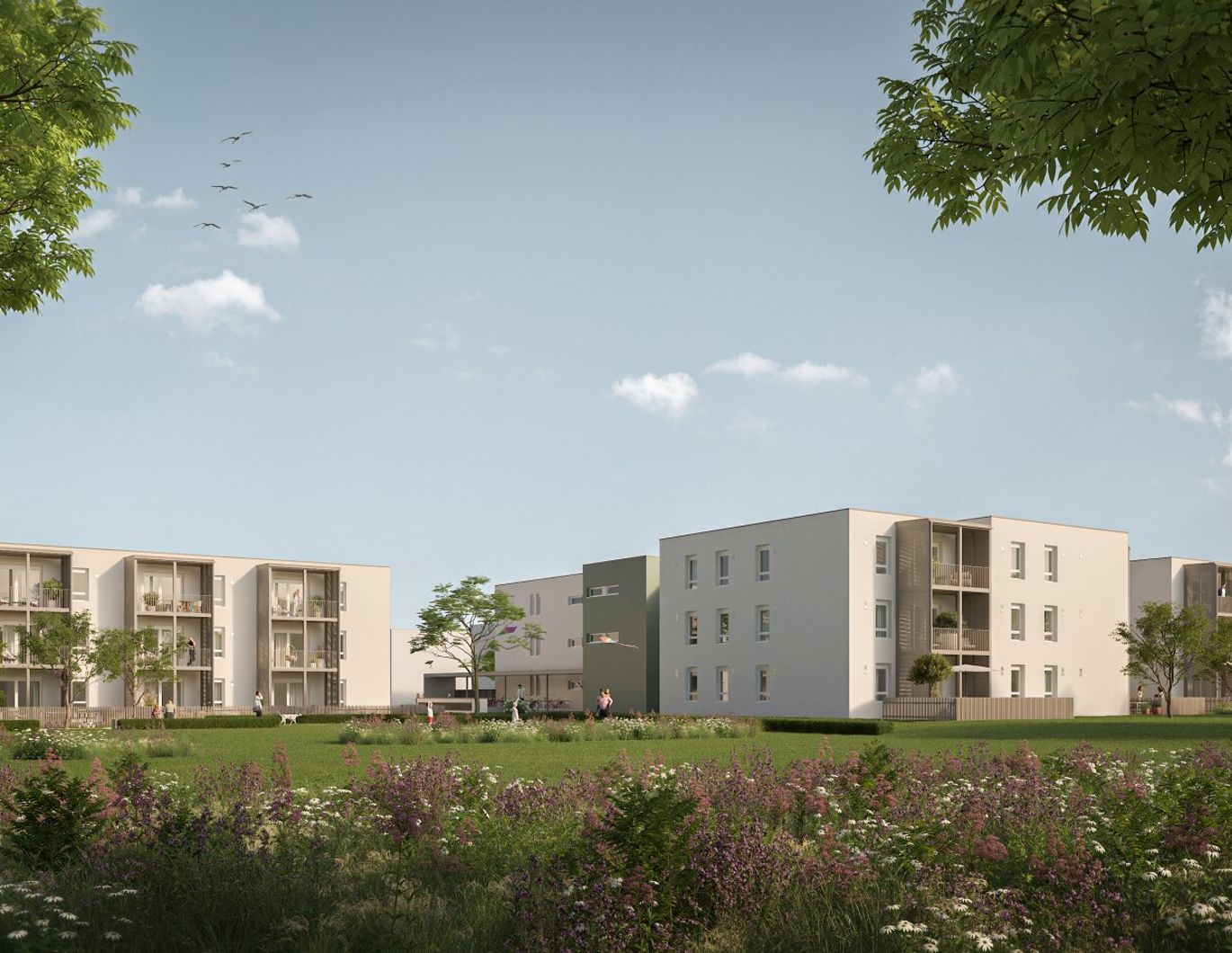 Miete mit Kaufoption - NEUBAU, Top 2, Erstbezug: 2-Zimmer Wohnung mit Eigengarten und Tiefgarage