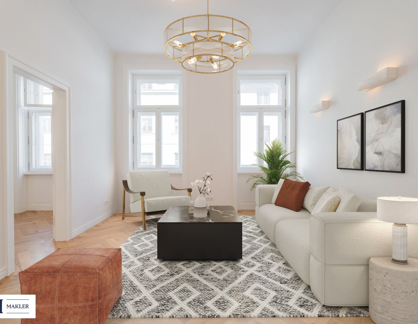 Moderne 3-Zimmer-Wohnung im Herzen von Mariahilf!