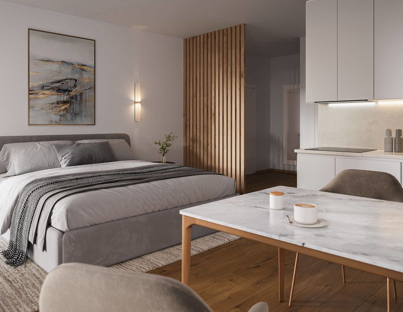 Ruhige, südseitige 1-Zimmer Gartenwohnung | Nähe Hirschstettner Aupark