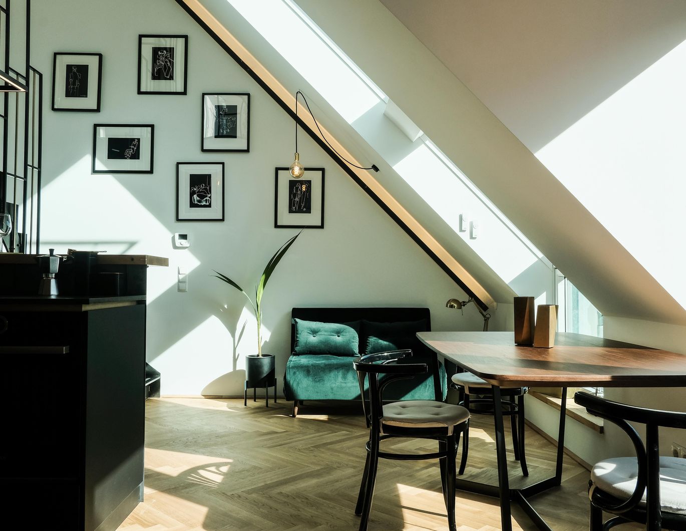 Stil-Penthouse mit Parkplatz, Provisionsfrei