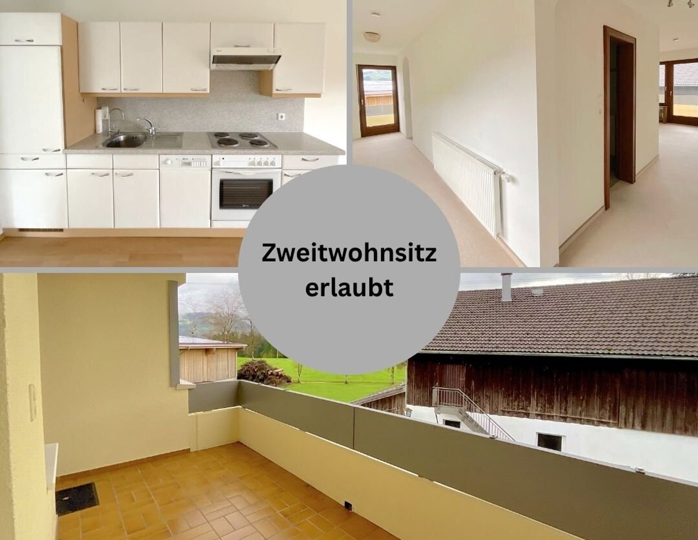 Bregenz: Langen bei Bregenz: Top 4: 2-Zimmer-Wohnung ca. 67 m2, 2 Balkone ca. 12 m2 + ca. 5 m2