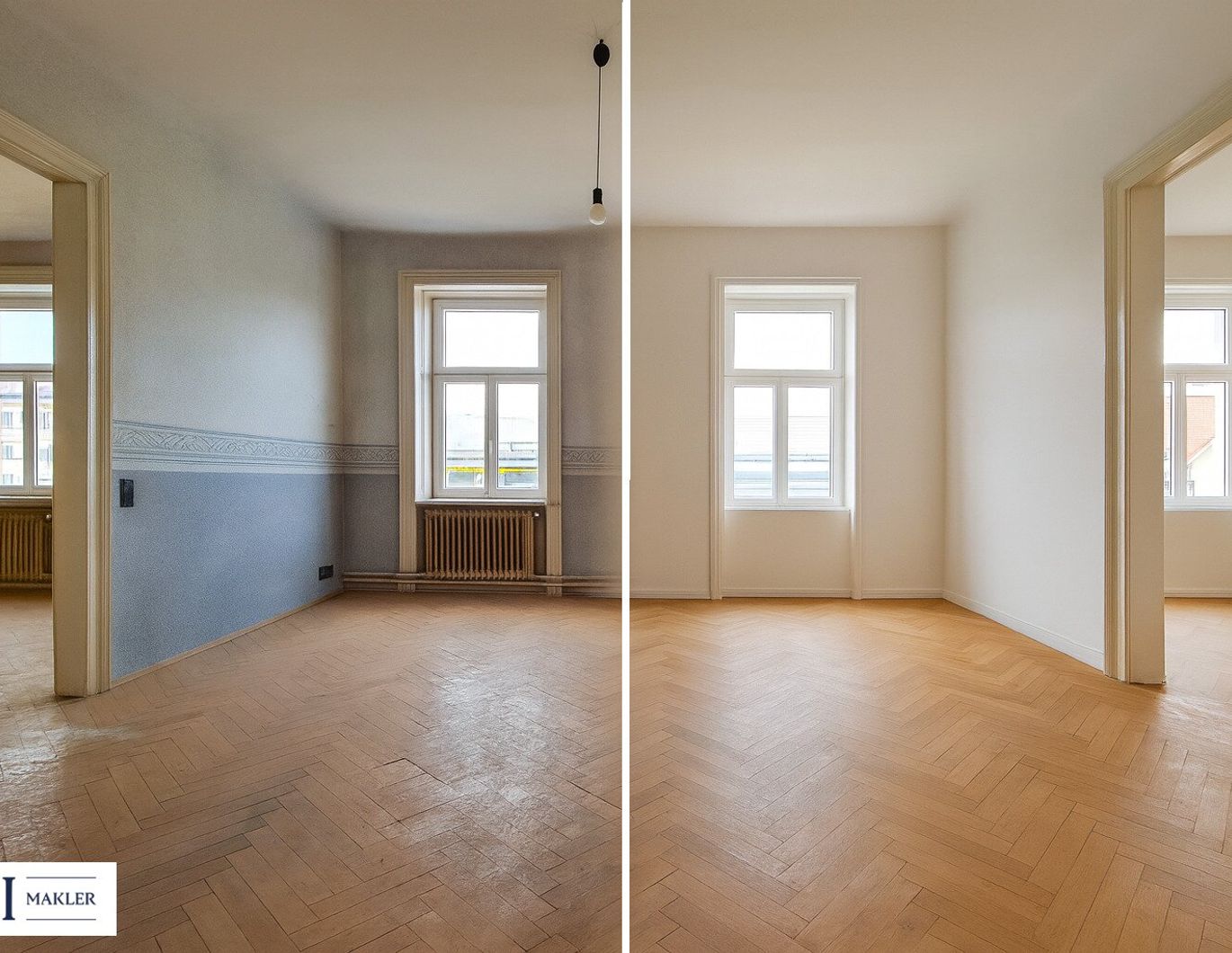 Rohdiamant nahe Stadtpark - Wohnung mit Sanierungspotenzial