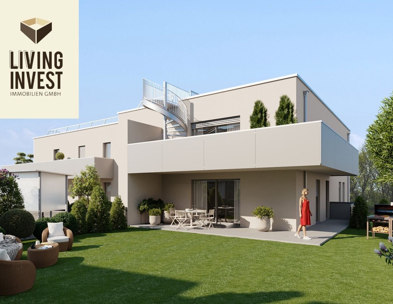 Baustart erfolgt: 4-Zimmer-Wohnung mit Ausblick & großzügigem Balkon - B04