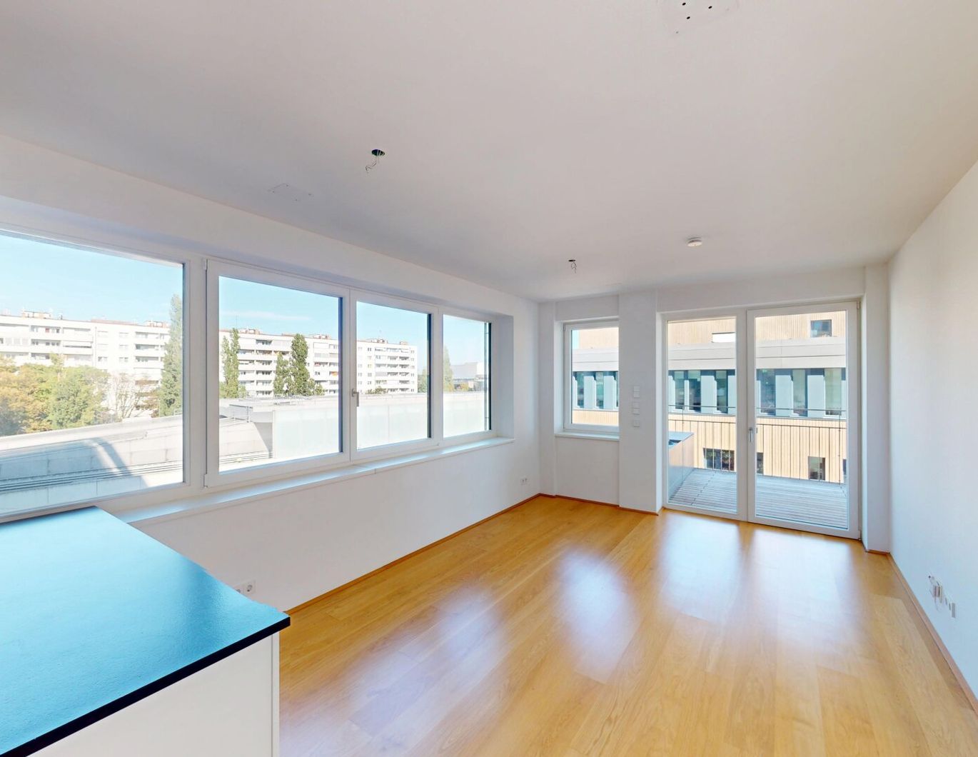 Viertel Zwei Korso: 5.OG mit 15m² XL-Terrasse | 360°-Tour