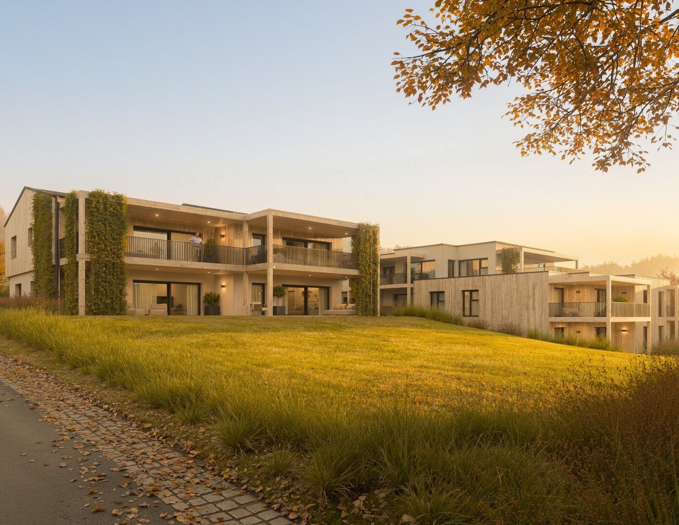 Ausblick auf Schloss Ehrenhausen: Ihre exquisite Erstbezugswohnung in der Südsteiermark!