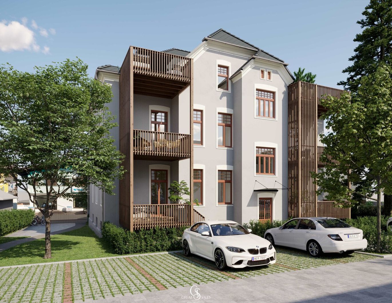 Wohnen mit Klasse - stilvolle Wohnung in kernsanierter Altbauvilla - Erstbezug!