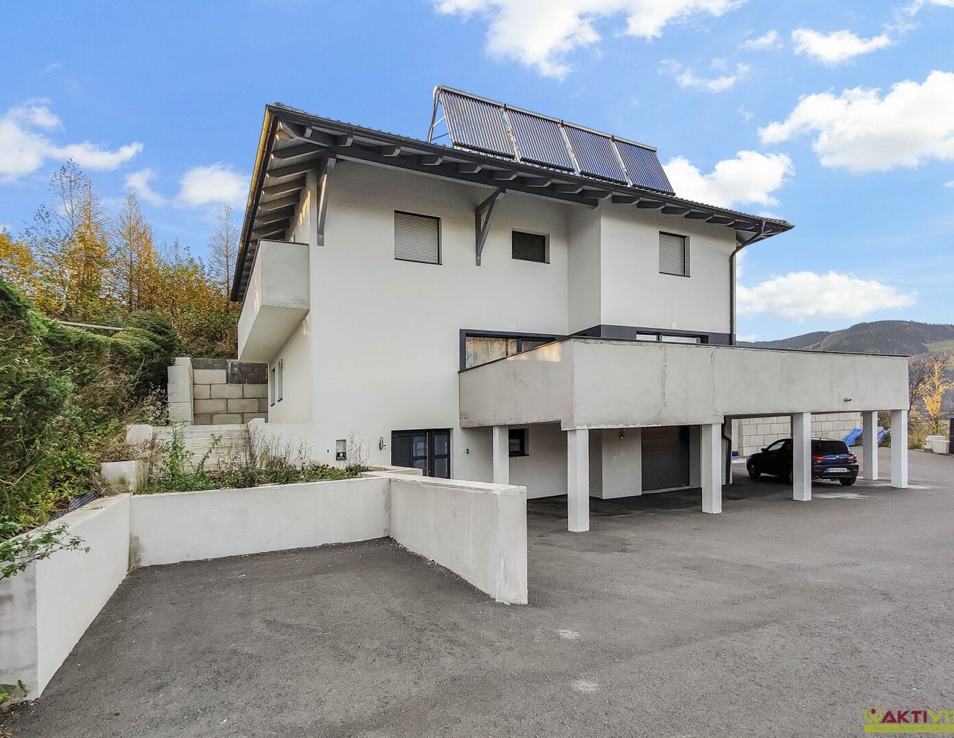 Modernes Haus mit großen Terrassen und Ausblick. - Ihr Wohntraum im Murtal wartet.
