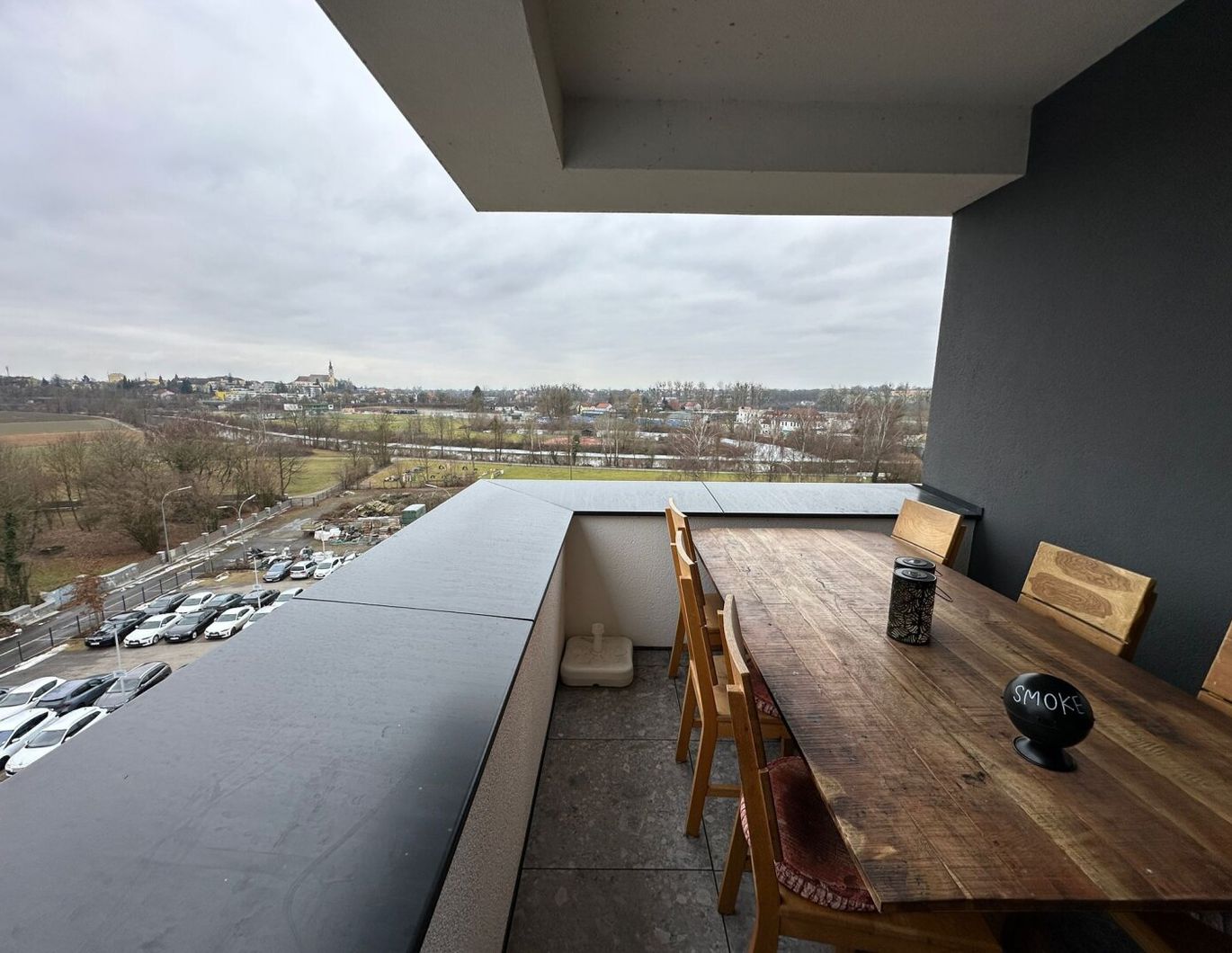 Wohnen über den Dächern von Schärding - hochwertige 3-Zimmer-Wohnung mit Dachterrasse und möblierter Küche