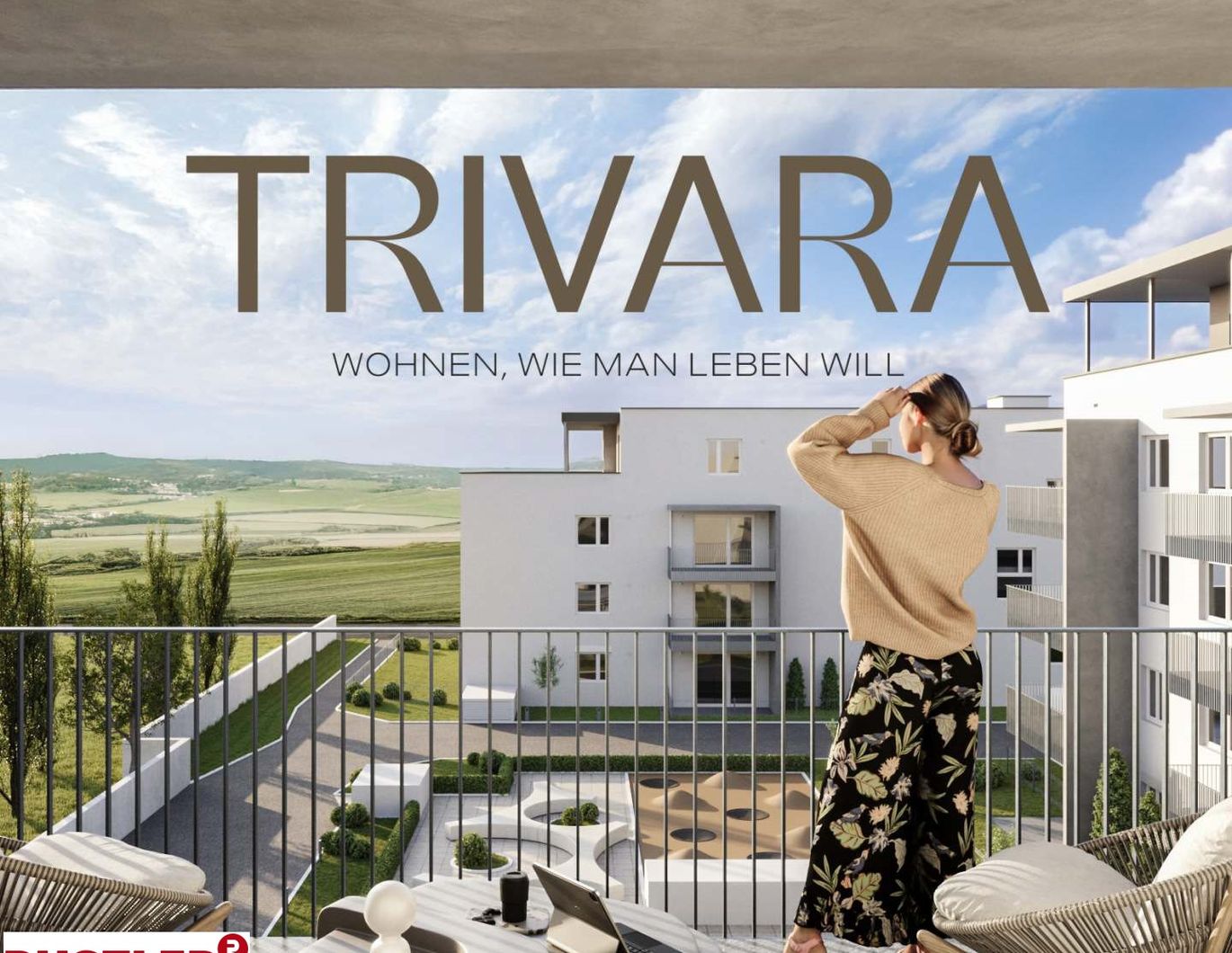 TRIVARA - Wohnen, wie man leben will - 2 Zimmer C-42