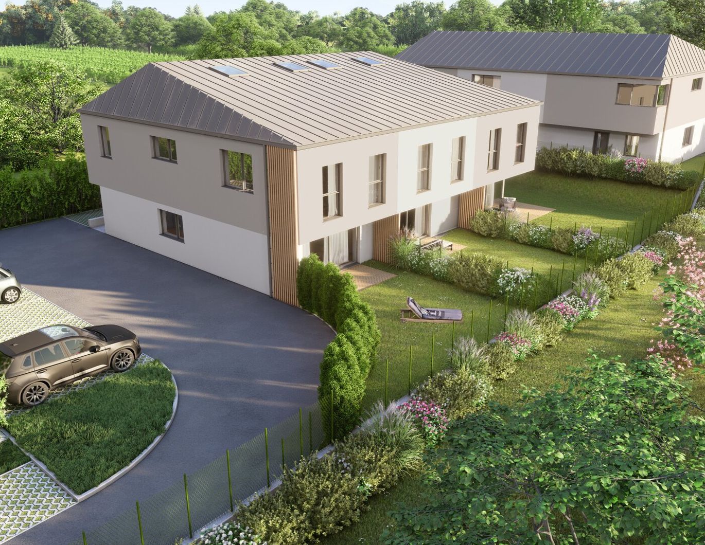 Exklusive Reihenhausanlage mit 6 Wohneinheiten Nahe Krems (www.weinrose.at)