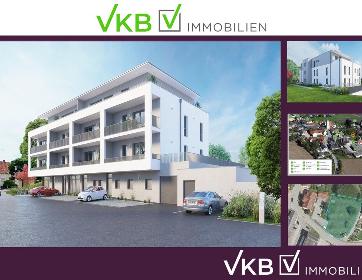 Neubauprojekt im Zentrum von Hofkirchen i. Tkr. -moderne Wohnung in Toplage