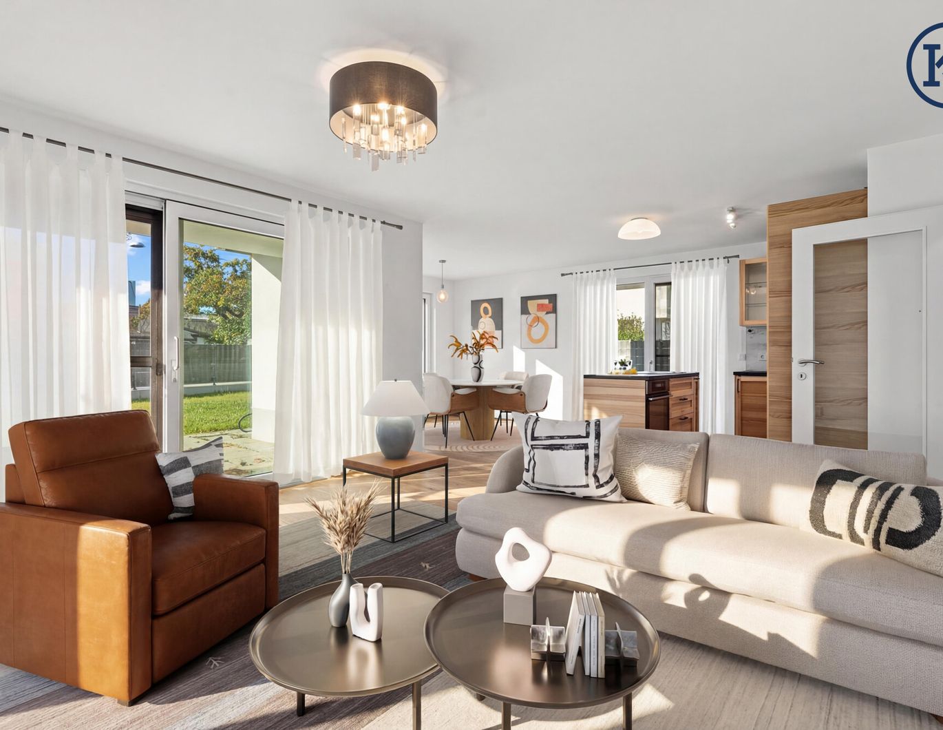 Traumhafte Gartenwohnung in Top-Lage nahe UNO City - Sofort beziehbar!