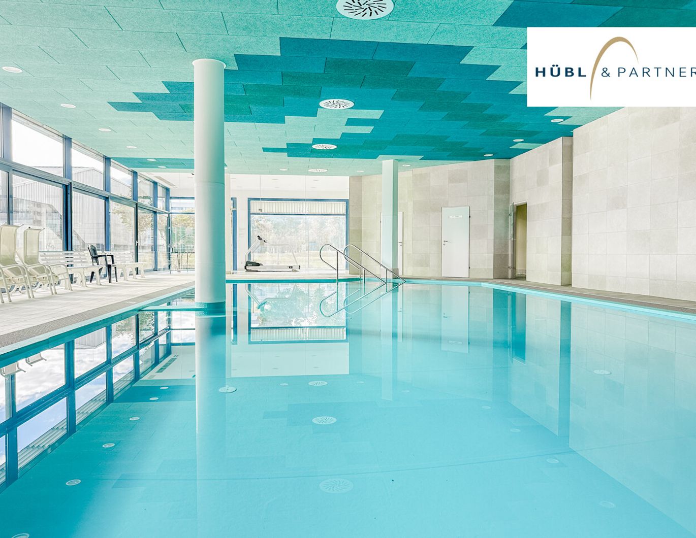 Helle 3-Zimmer-Wohnung | U1 Kagran | Loggia | Swimmingpool, Sauna, Fitnessraum