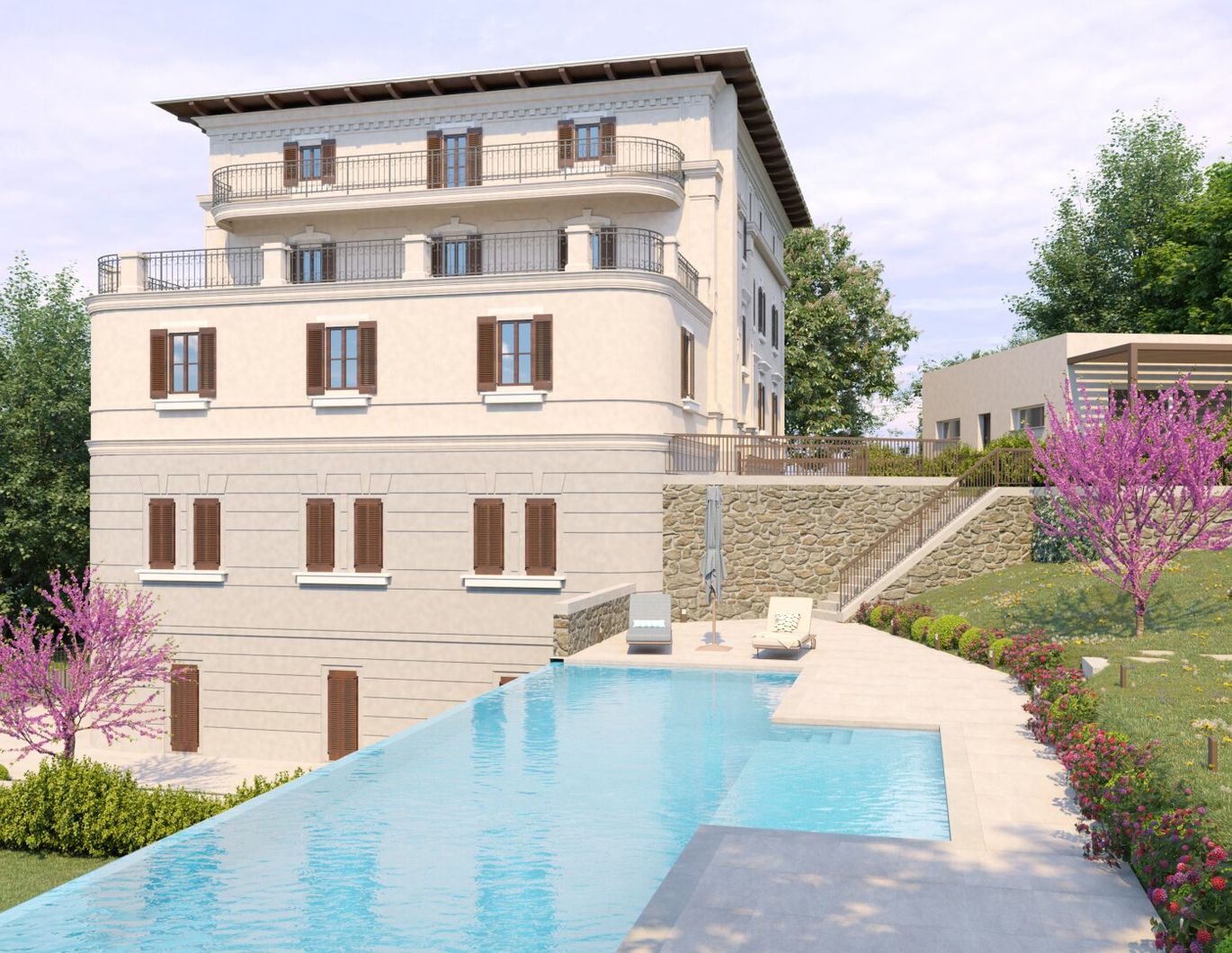 Palazzo Bellavista - Großzügige 3-Zimmerwohnung mit Balkon - Grignano/Trieste