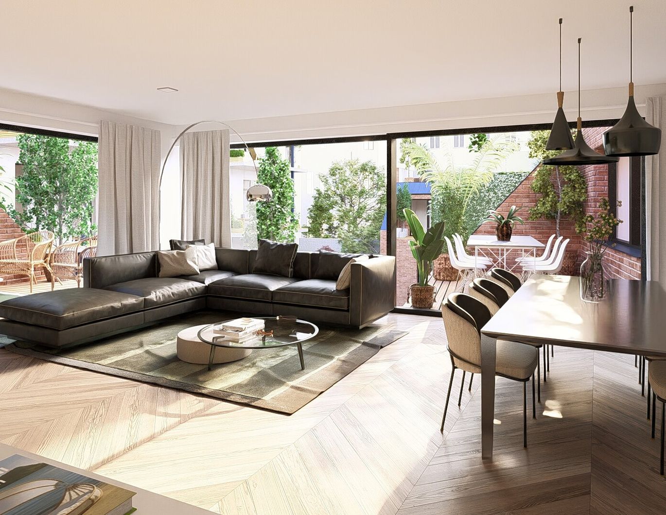 GROHGASSE 10 / 4-Zimmer Maisonette-Wohnung mit großzügiger Dachterrasse komplett in den Innenhof gerichtet | Townhouse