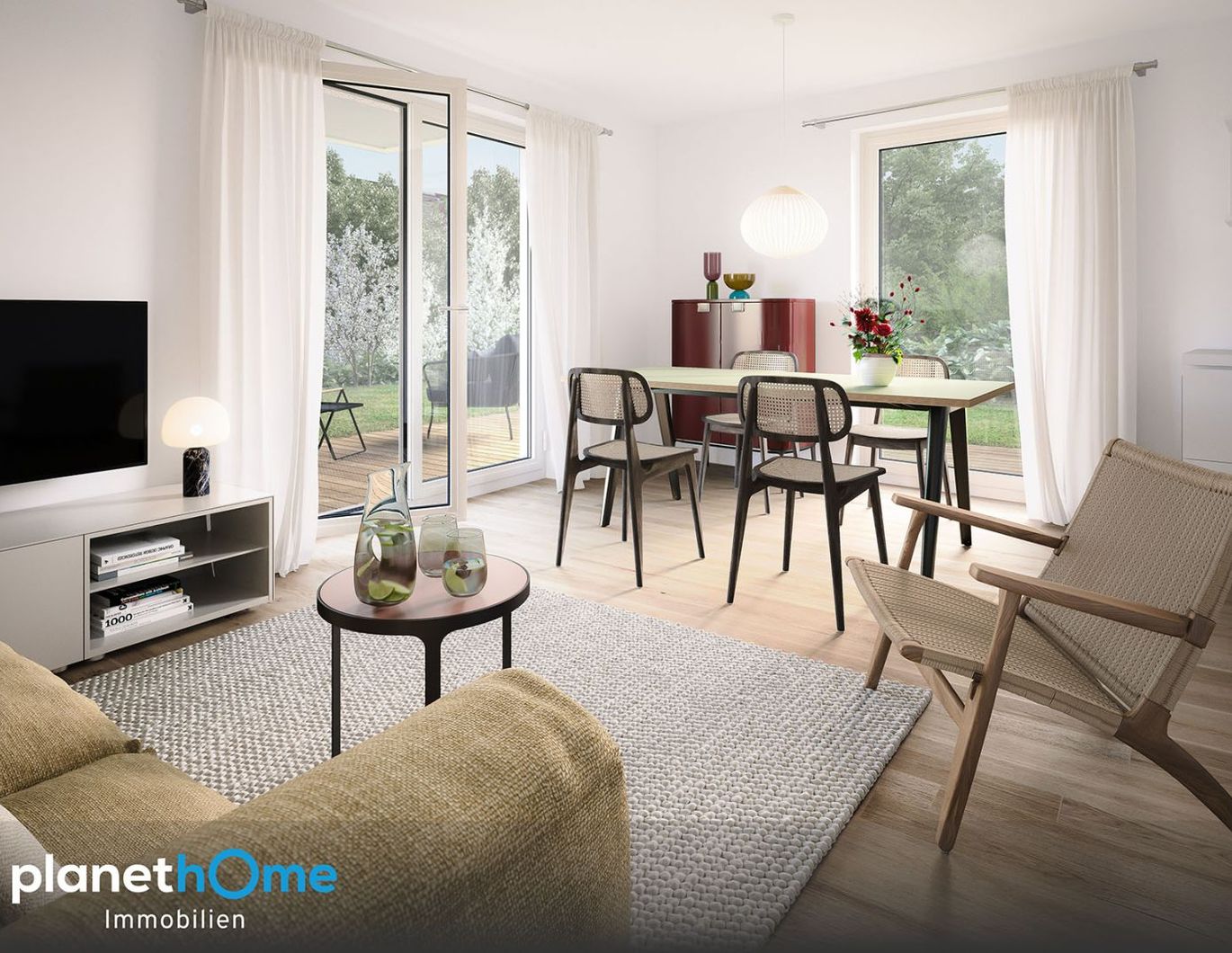 3-Zimmer-Wohnung mit sonnigem Balkon und Blick auf die Reiche Liesing