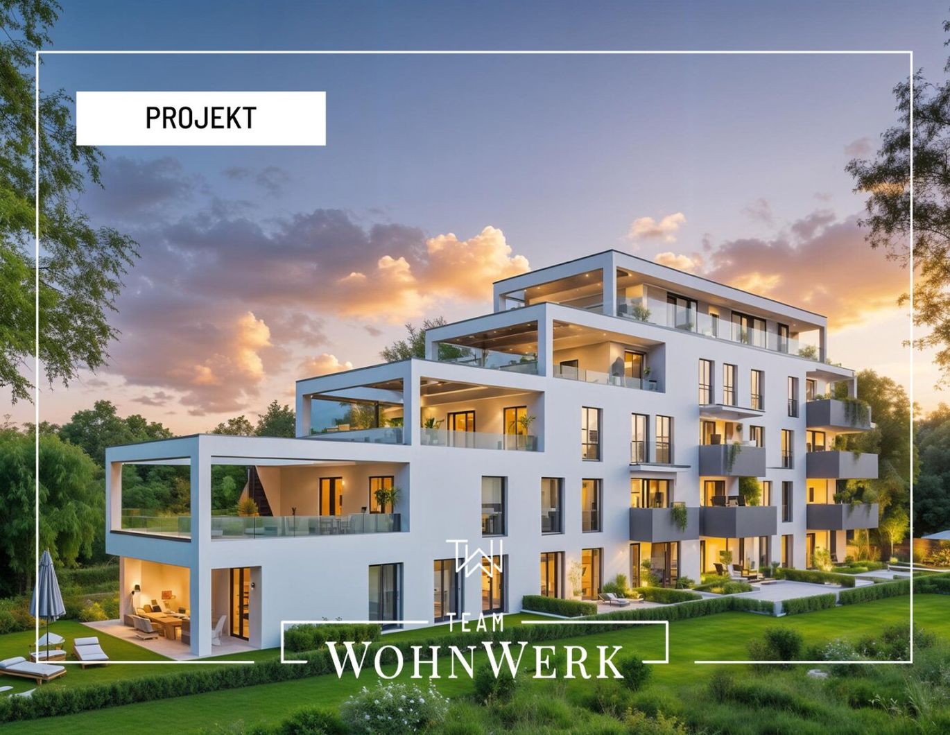Erstbezug - 3-Zimmerwohnung mit großer Terrasse in Innenstadtnähe! Honorarfrei für den Käufer!