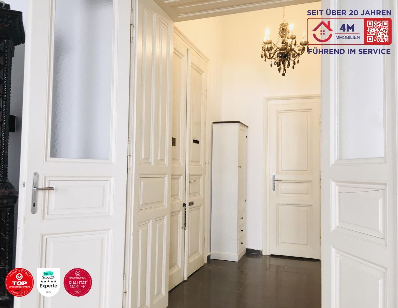 Elegante Altbauwohnung mit eigener Terrasse Nähe Naschmarkt