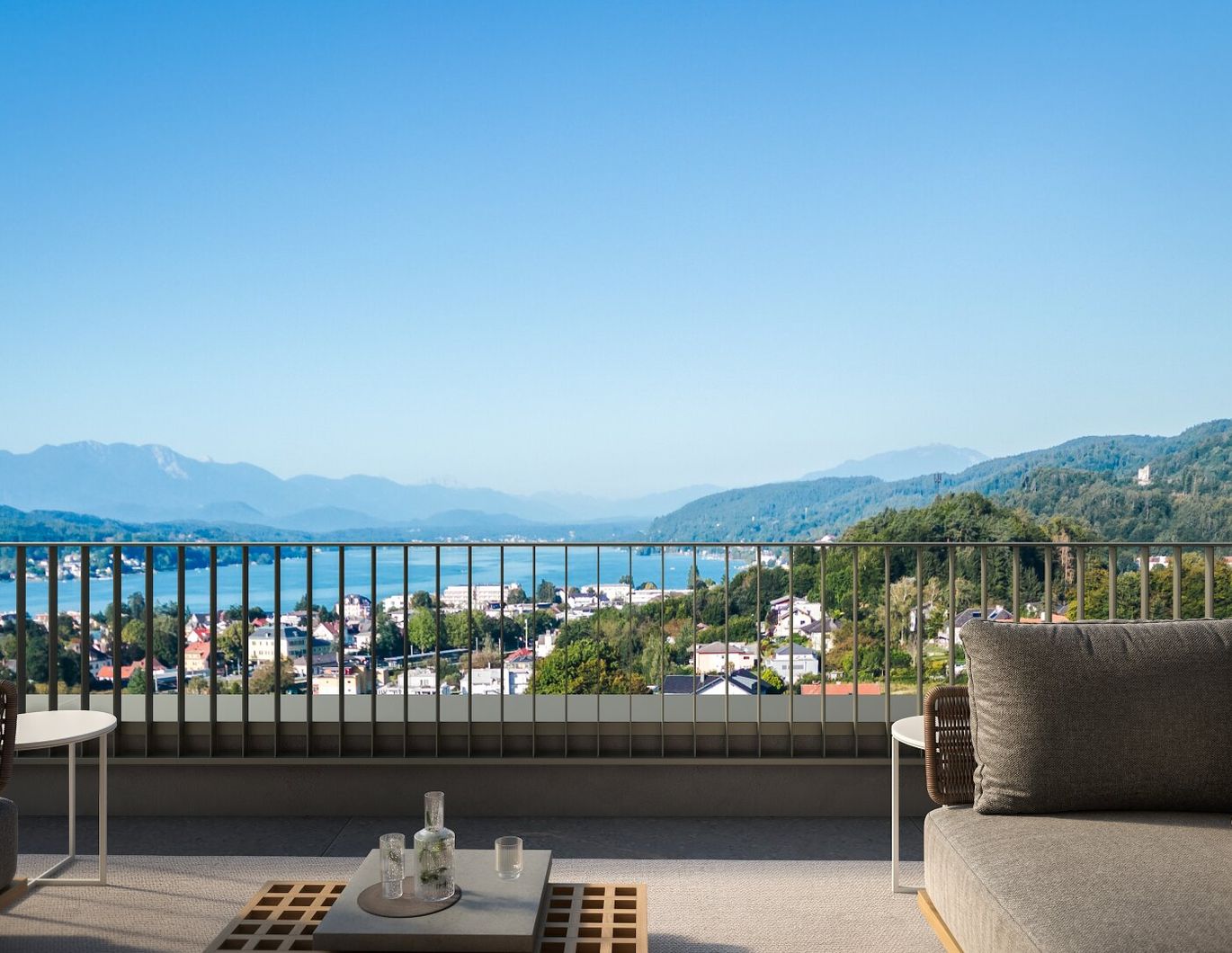 Jetzt Bezugsfertig: Seeblick und Infinity Pool - Leben, wo andere Urlaub machen - The Lakes in Pörtschach am Wörthersee