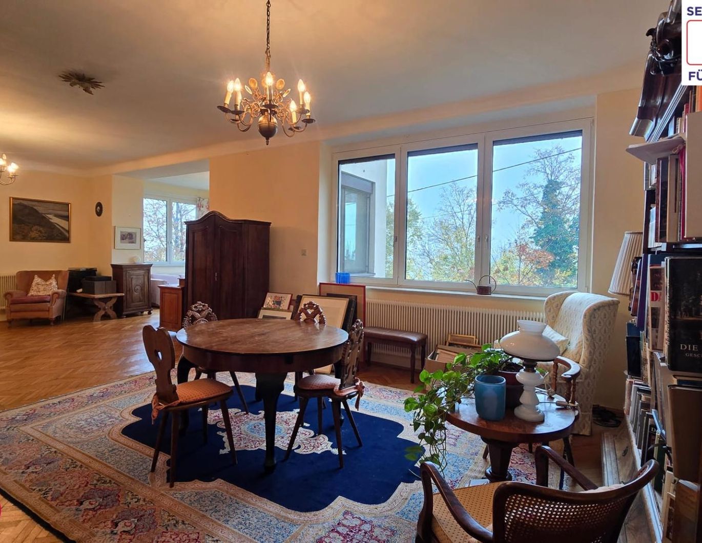 *Direkt in Klosterneuburg (nähe Weidlinger Bahnhof)* Stilvolle Gründerzeitvilla mit Fernblick, Pool, Wintergarten und großzügigem Garten