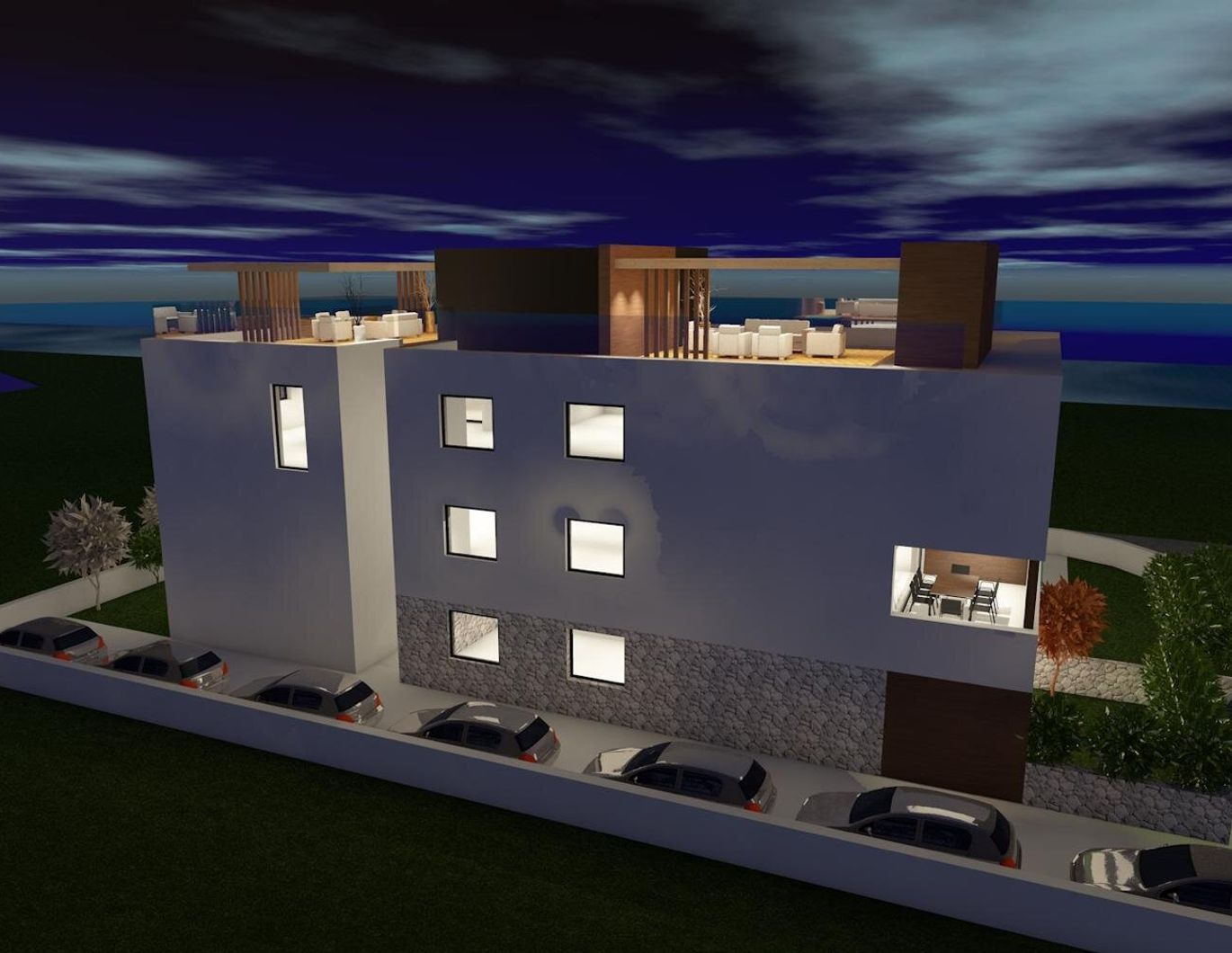 ZATON - Exklusive 4-Zimmer-Maisonette (S9) mit Dachterrasse & Loggia - nur 100 m vom Meer